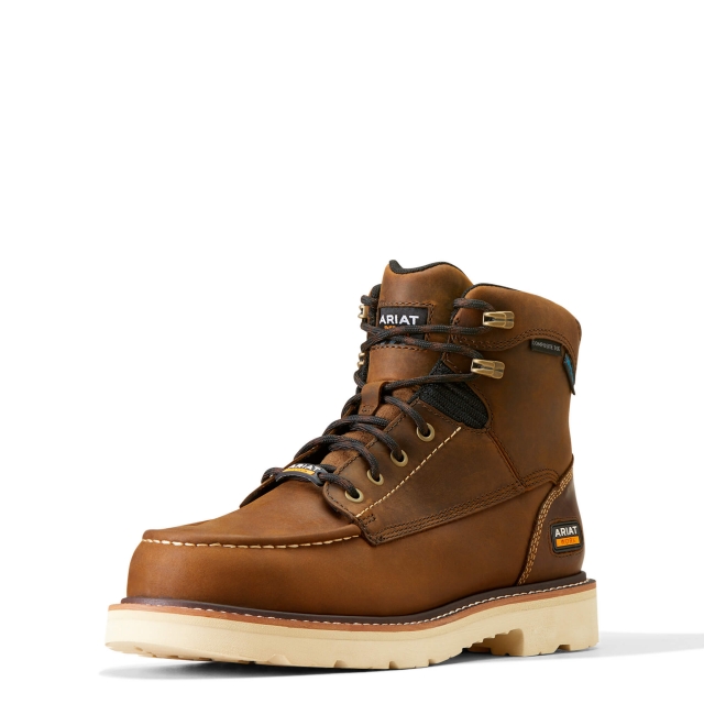 Ariat Men's Big Rig 6 in Waterproof Composite Toe Work Boots