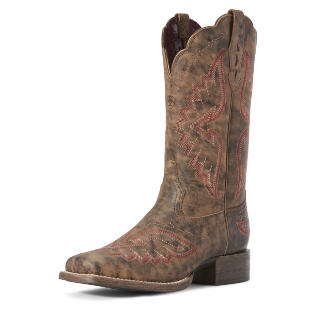 Women's Round Up Santa Fe Western Boot