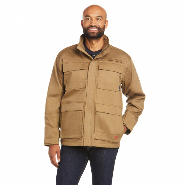 ariat fr canvas stretch jacket