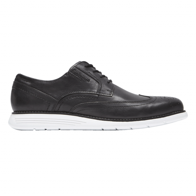 rockport wingtip black
