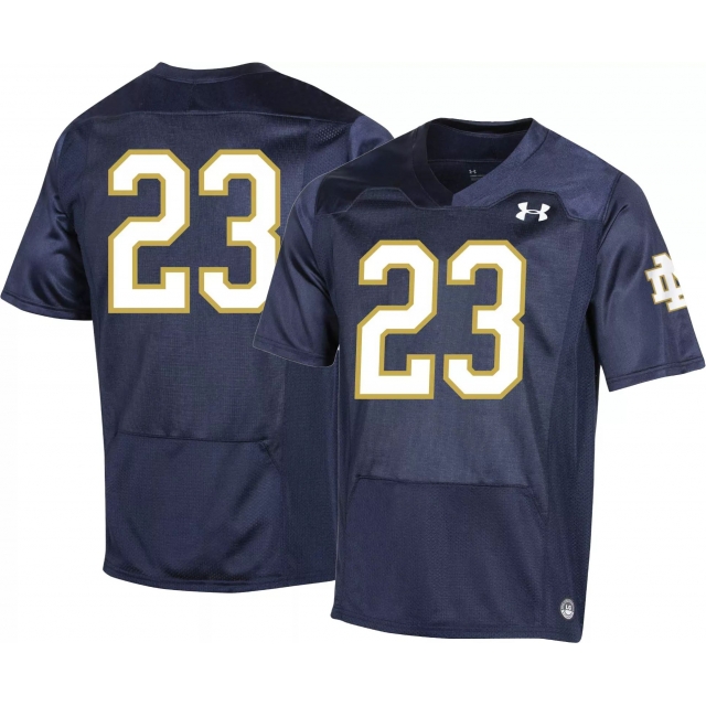 Under Armour / Youth Notre Dame Fighting Irish Navy Replica Football Jersey