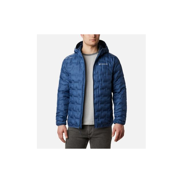 men's delta ridge down hooded jacket