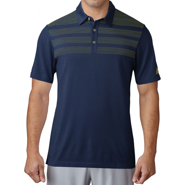 Adidas / Men's 3Stripes Mapped Golf Polo