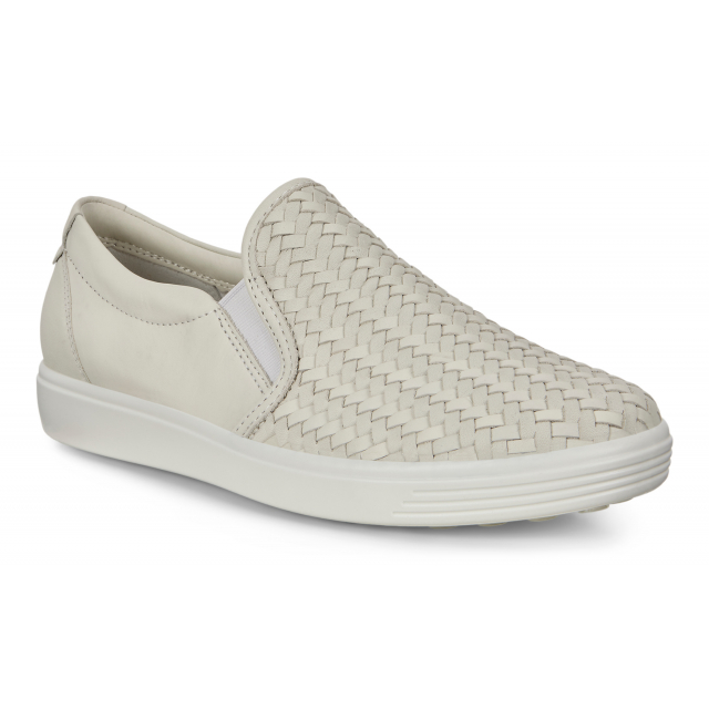 ecco womens soft 7 woven slip on