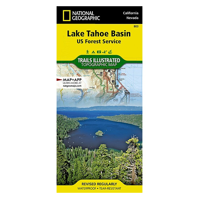 National Geographic Maps / Lake Tahoe Basin Map