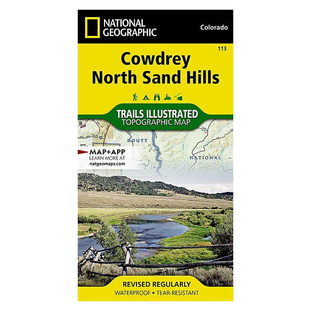 National Geographic Maps / Cowdrey, North Sand Hills Map