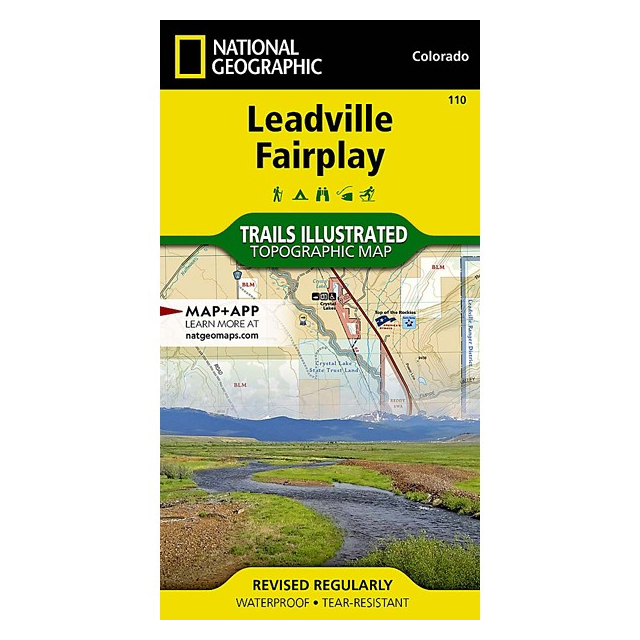 National Geographic Maps / Leadville, Fairplay Map