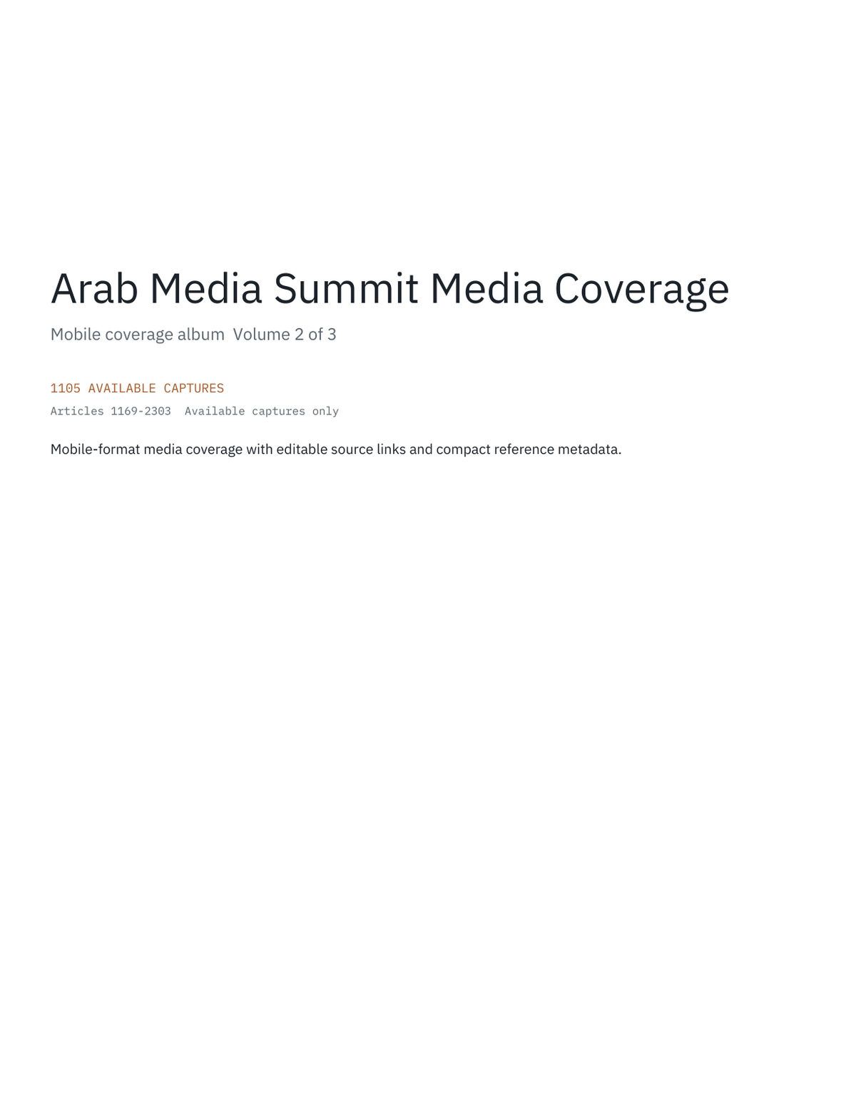 Online news · Volume 2, page 1 of 554