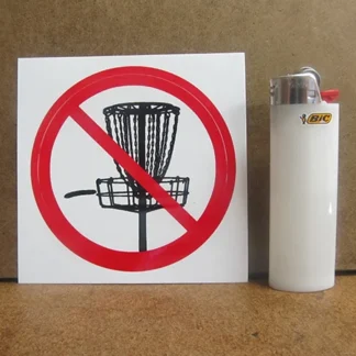 No Low Putts Sticker