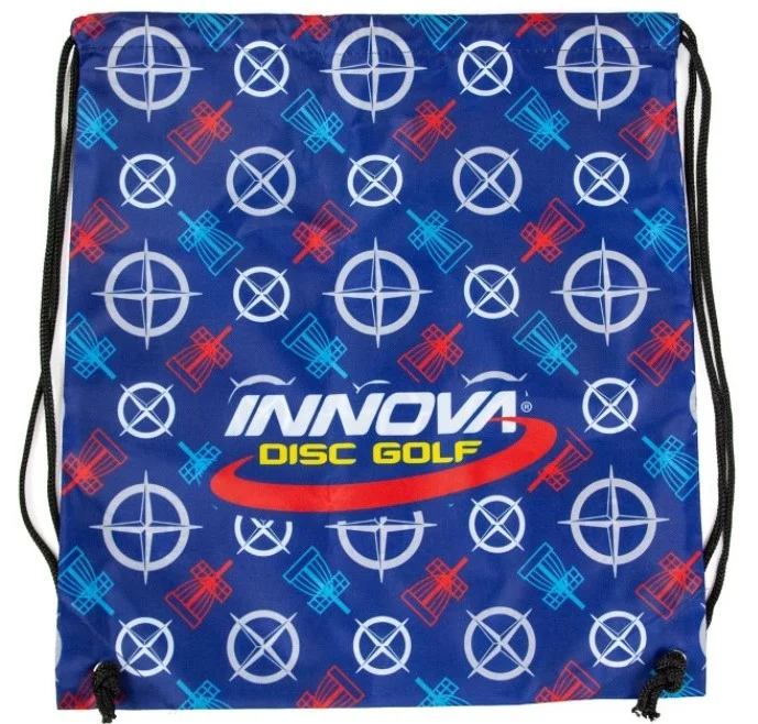 Innova Drawstring Bag_Basket Star_Blue RWB Innova Player Drawstring Bag - Blue RWB, Basket Star