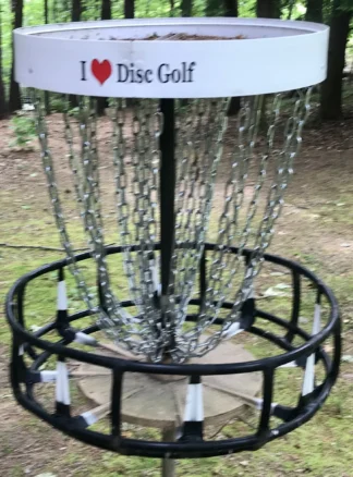 I Love Disc Golf Sticker LARGE