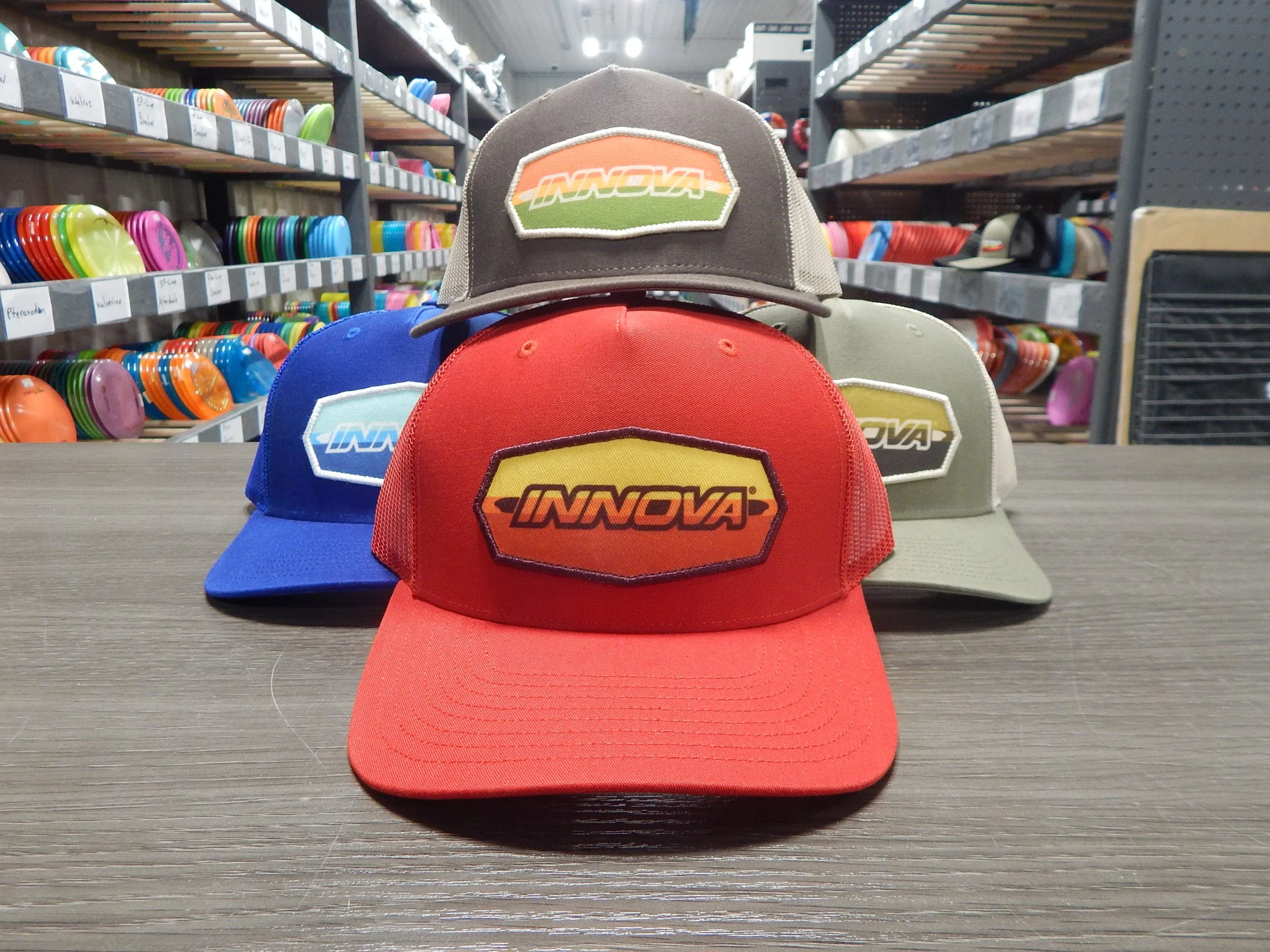 Innova Striped Bar Patch Hat