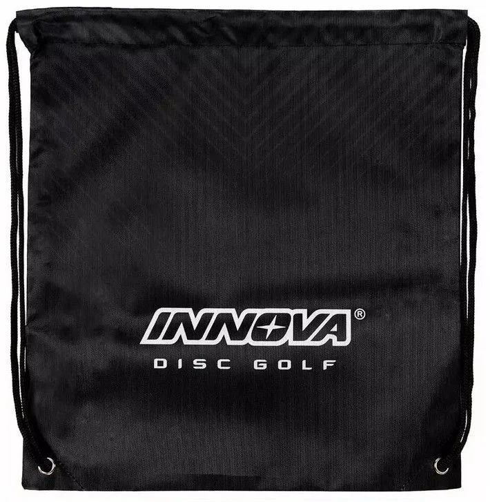 241372.jpg Innova Player Drawstring Bag - Black, Plain