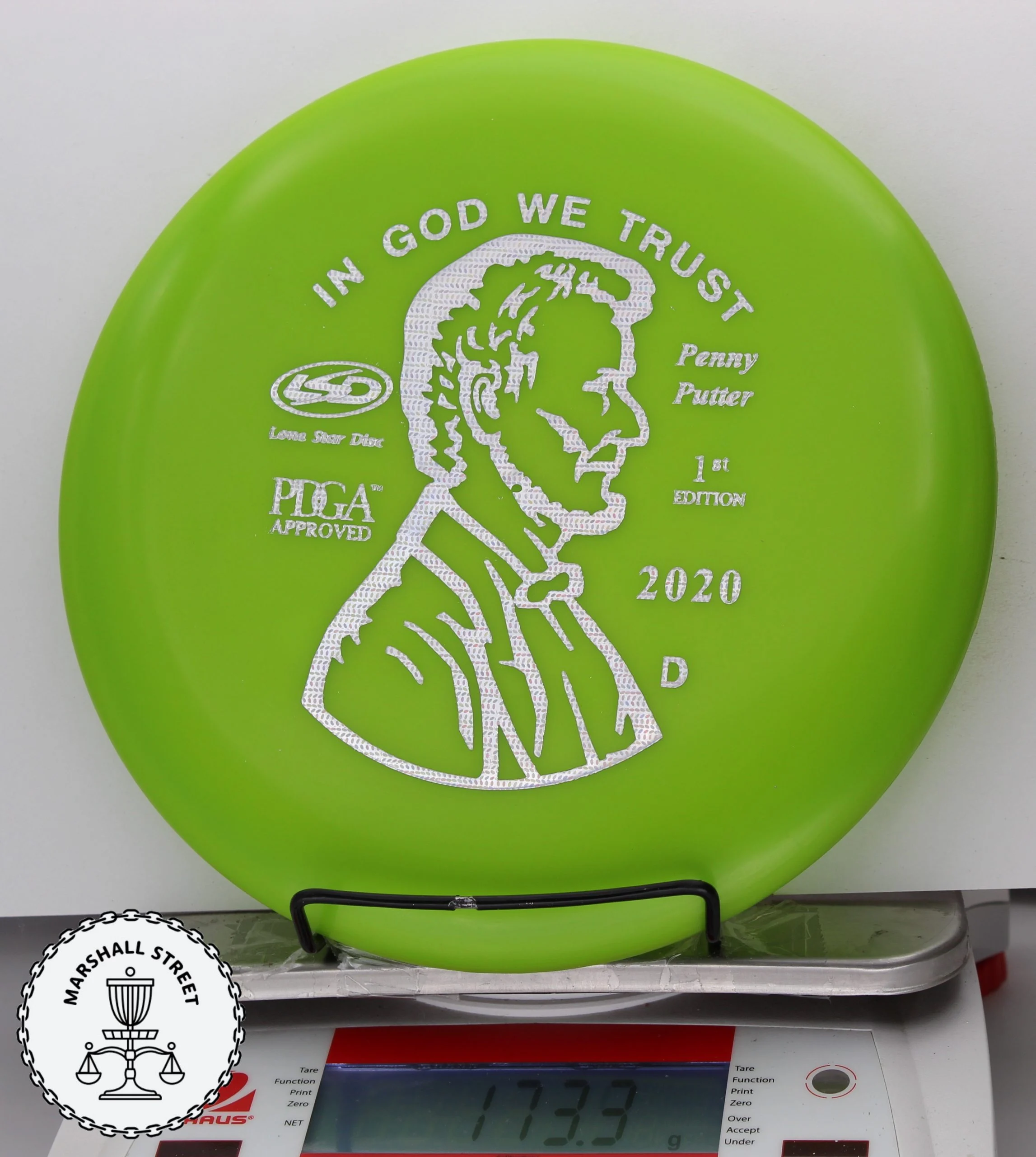 65450.jpg Bravo Penny Putter - #46 Green, 173