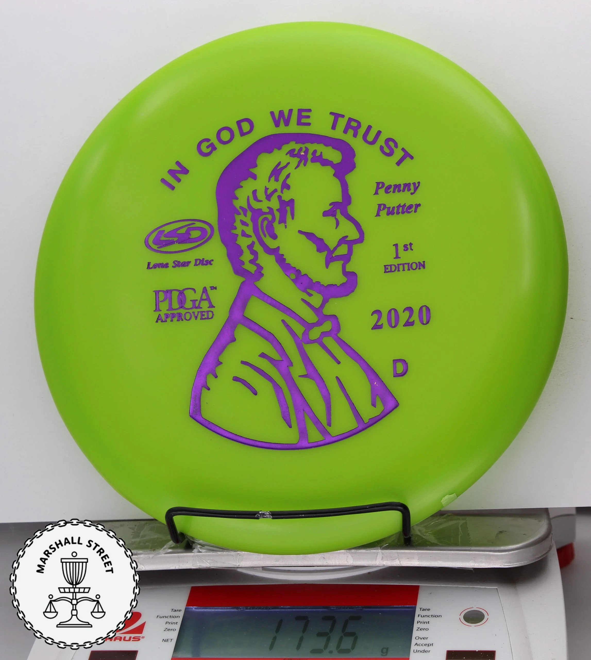 65437.jpg Bravo Penny Putter - #33 Green, 174
