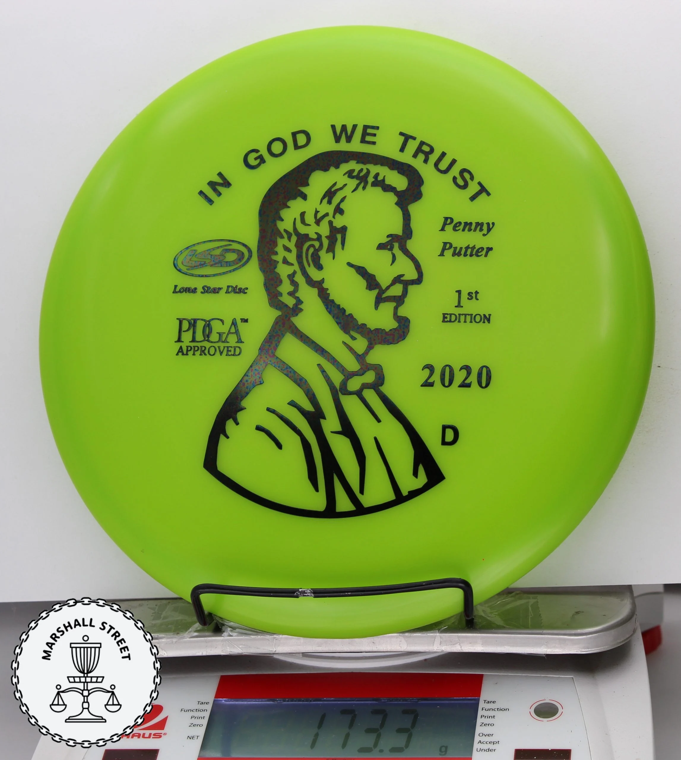 65453.jpg Bravo Penny Putter - #49 Green, 173