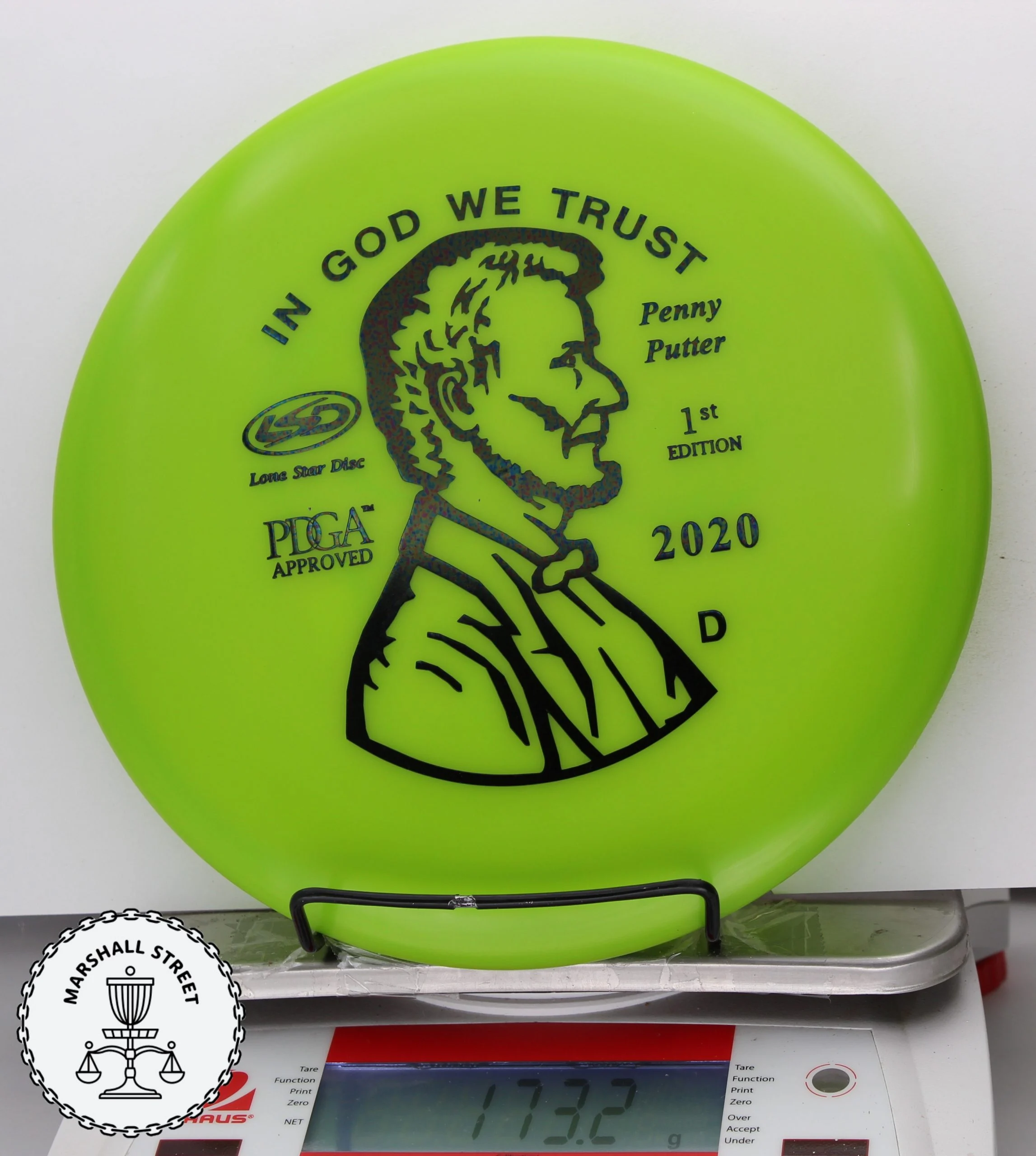 65451.jpg Bravo Penny Putter - #47 Green, 173