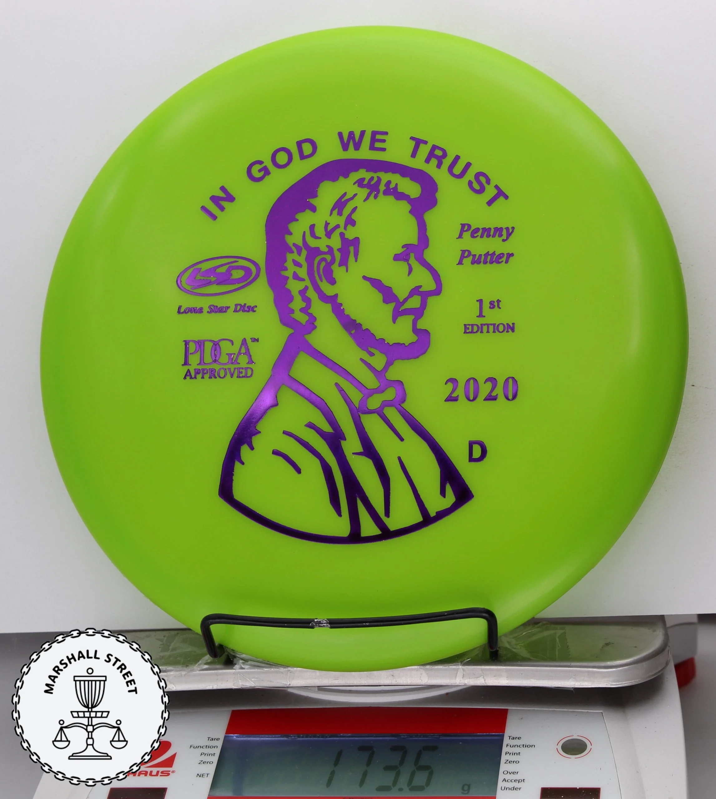 65444.jpg Bravo Penny Putter - #40 Green, 174