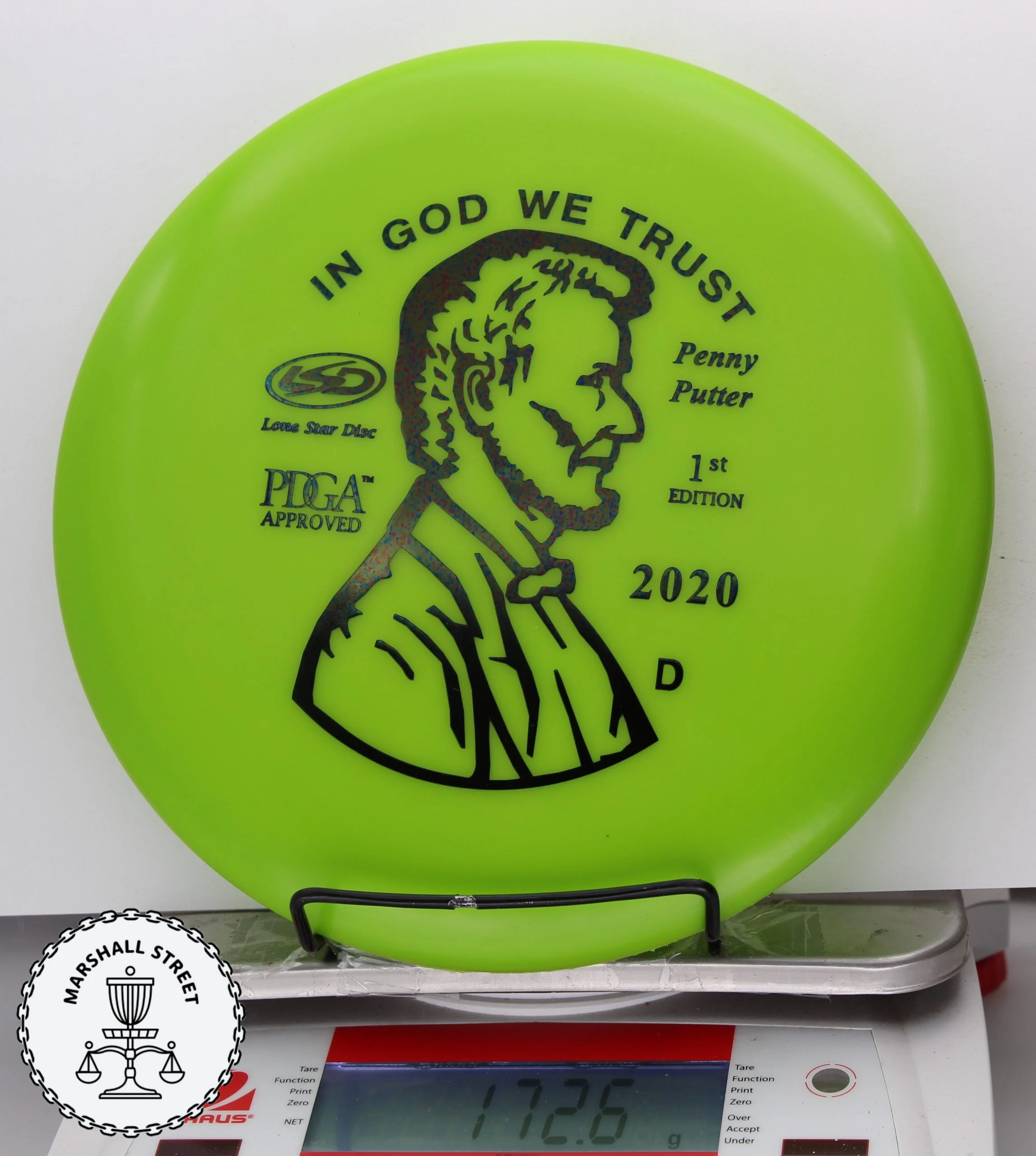 65431.jpg Bravo Penny Putter - #27 Green, 173