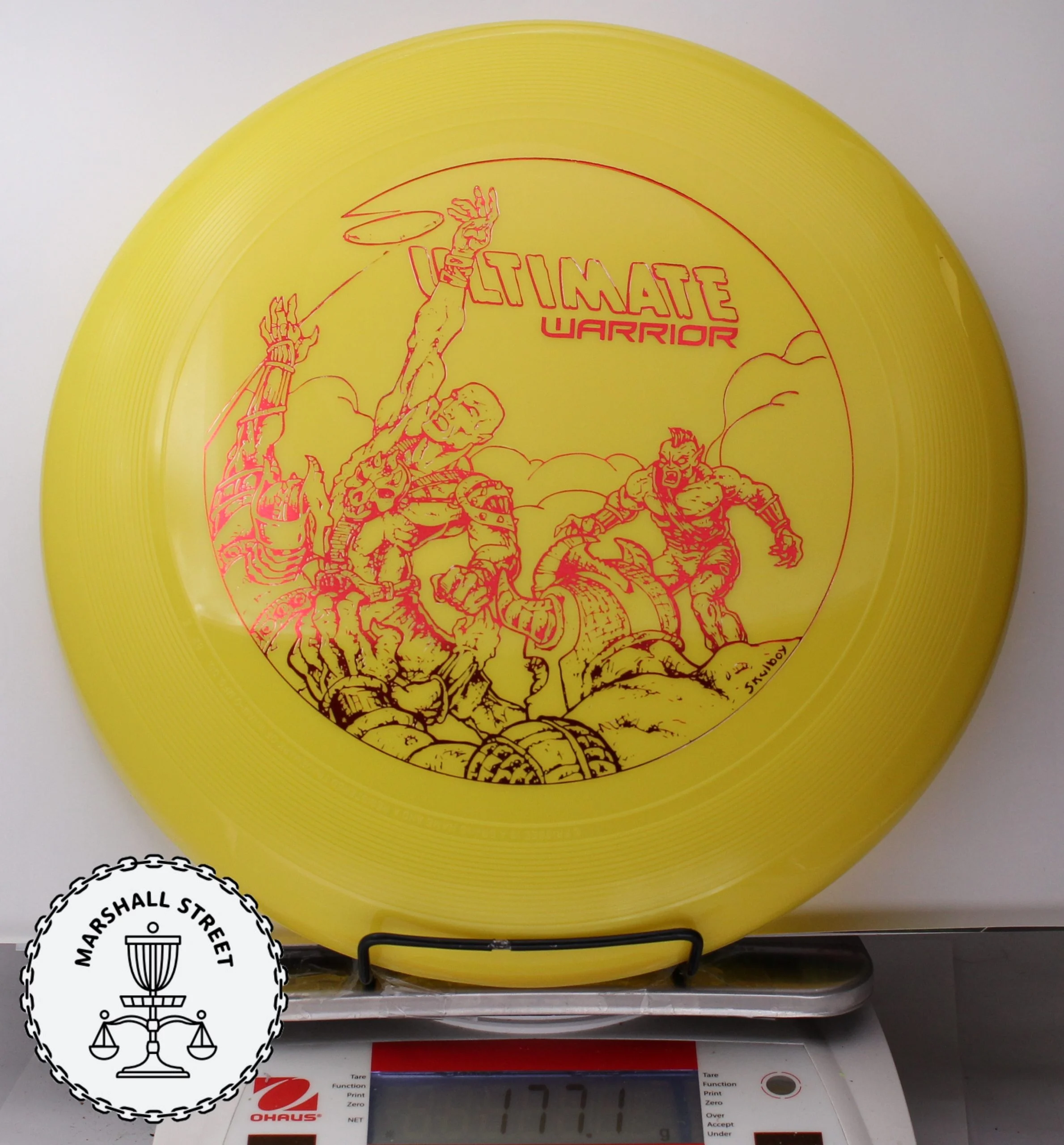 57436.jpg Wham-O UMAX Frisbee - #23 Yellow, 177