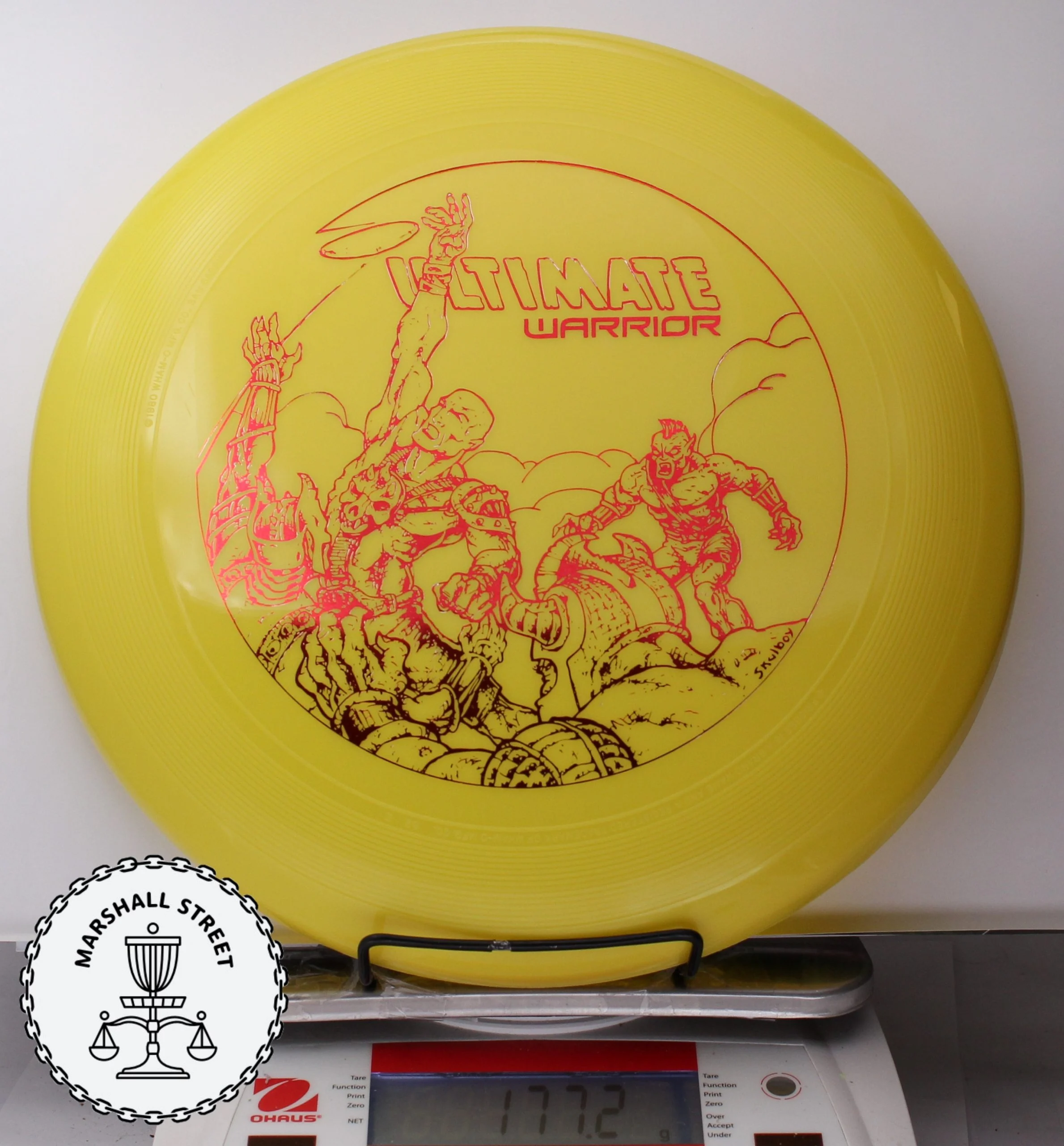 57437.jpg Wham-O UMAX Frisbee - #24 Yellow, 177