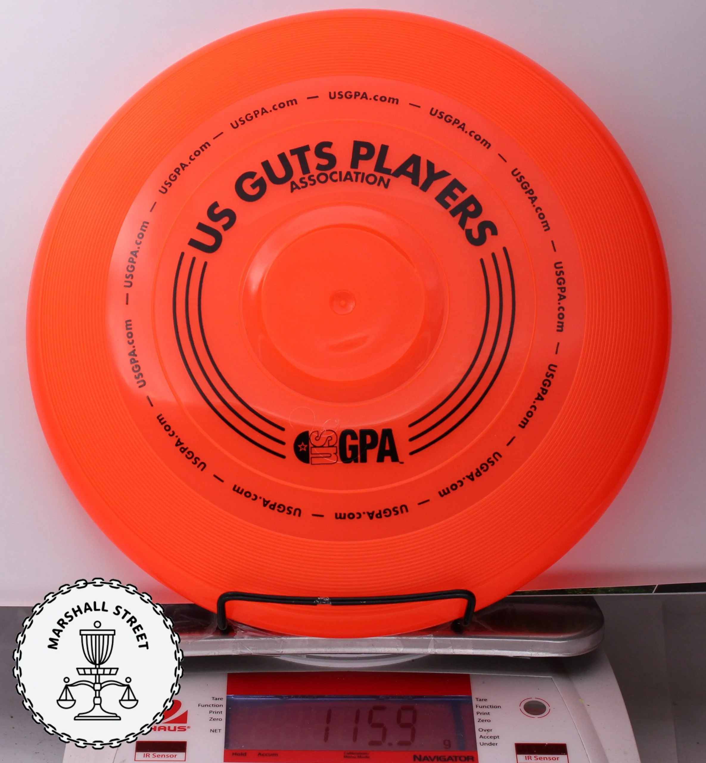 57398.jpg Wham-O Guts Disc - #10 Orange, 116