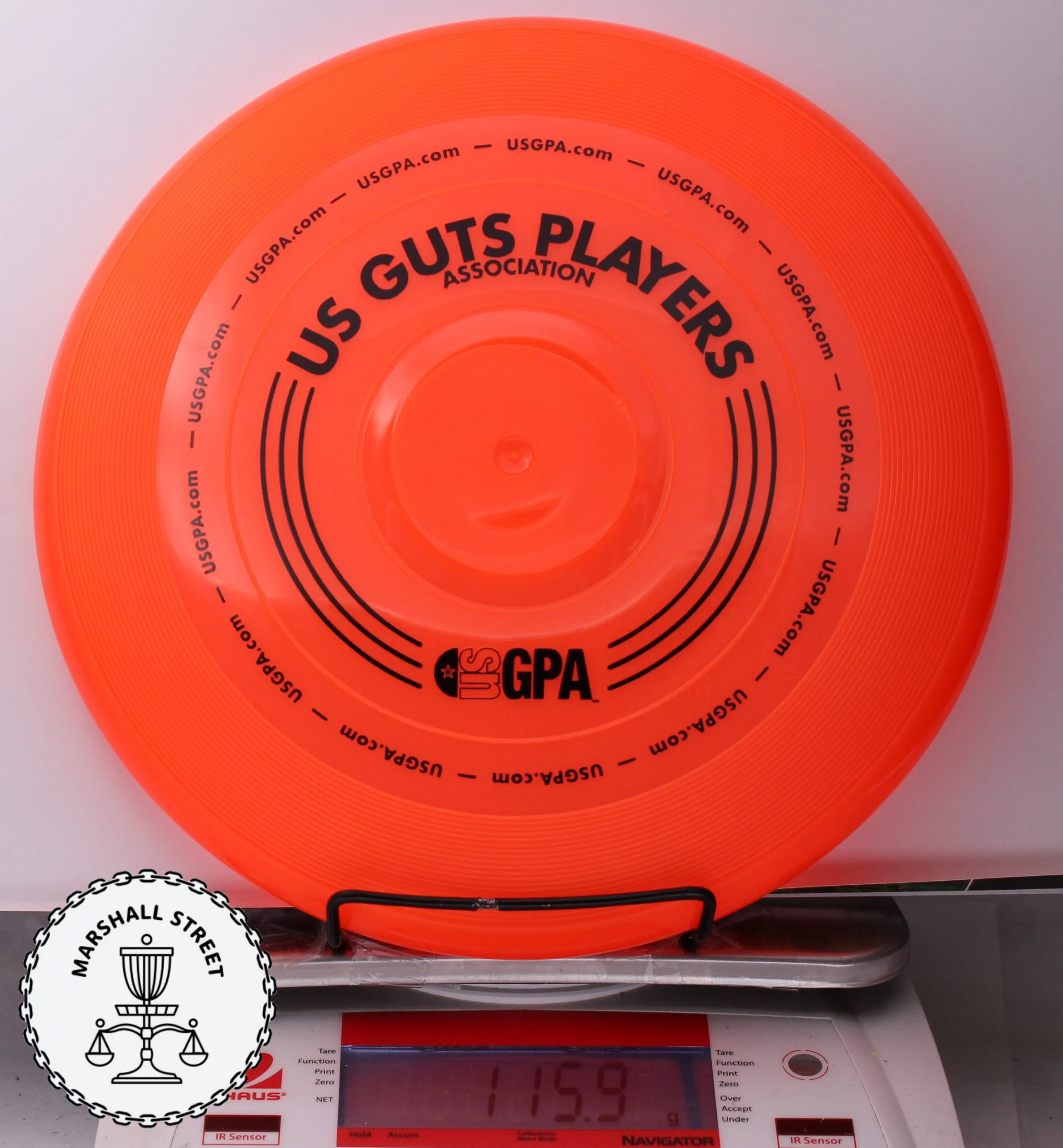 57396.jpg Wham-O Guts Disc - #08 Orange, 116