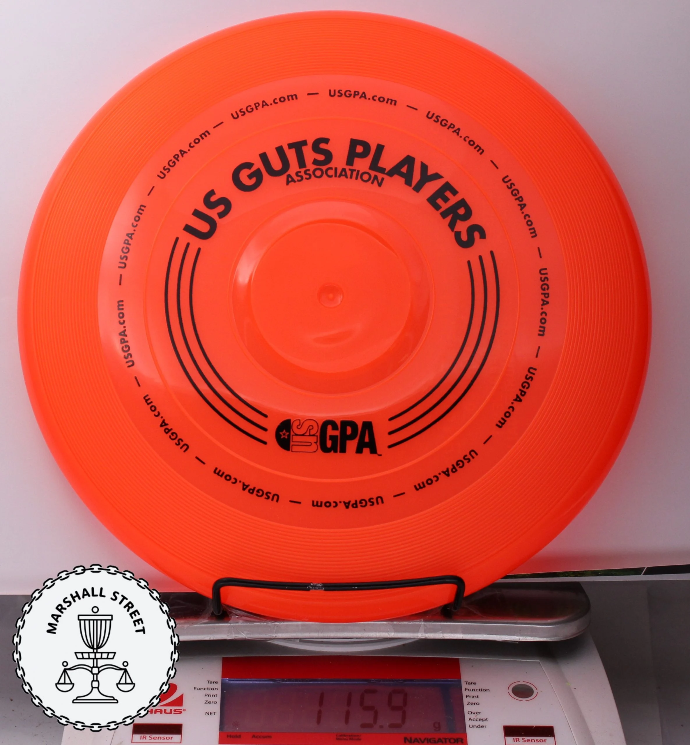 57393.jpg Wham-O Guts Disc - #05 Orange, 116