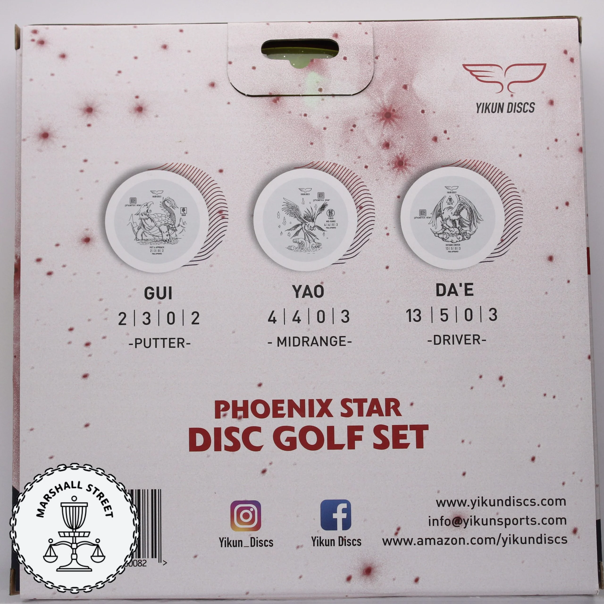 Yikun 3 Disc Set_Phoenix Star Premium_Back Yikun 3-Disc Set, Phoenix Star - Mixed, N/A