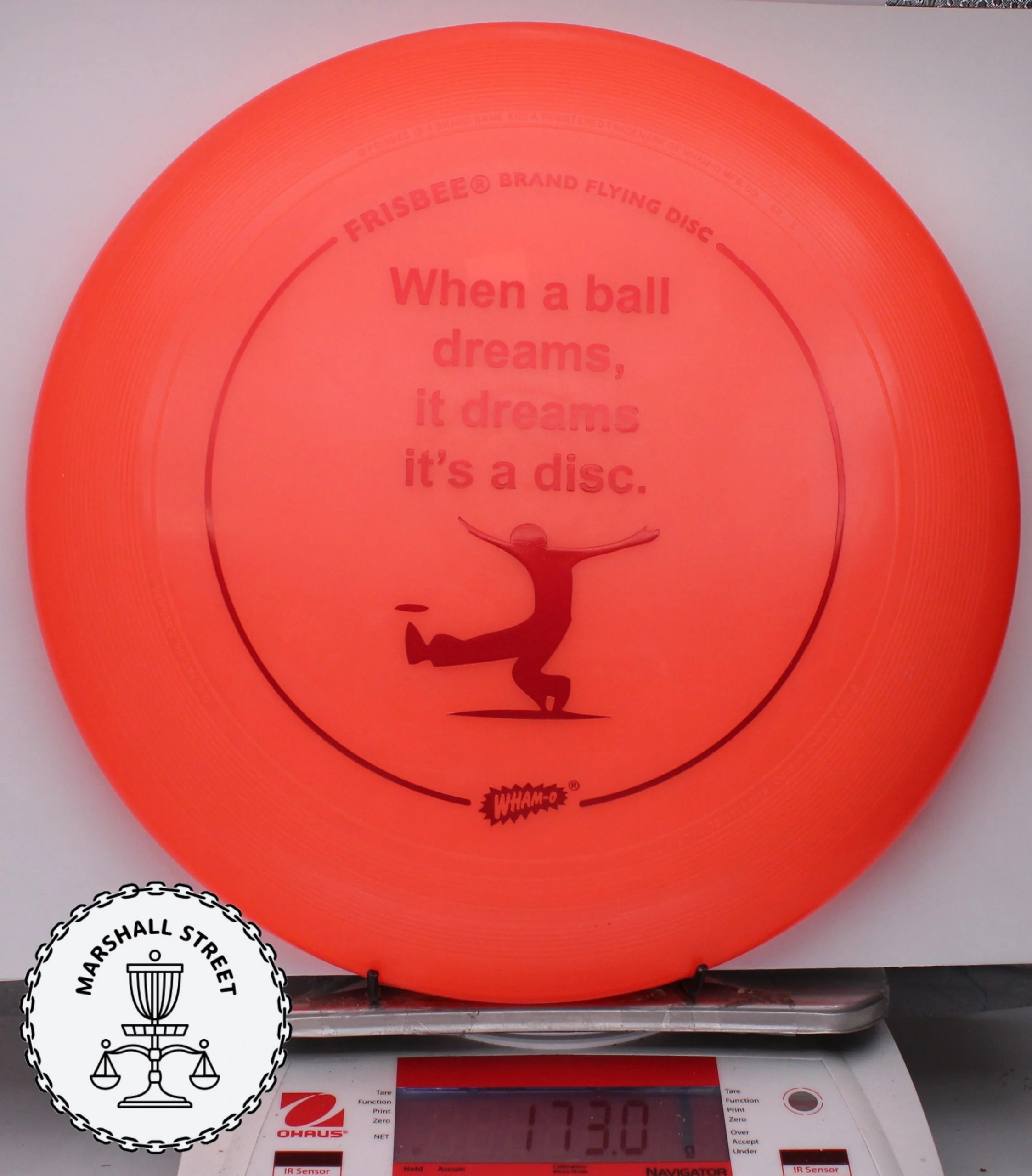 114783.jpg Wham-O UMAX Frisbee - #51 Orange, 173