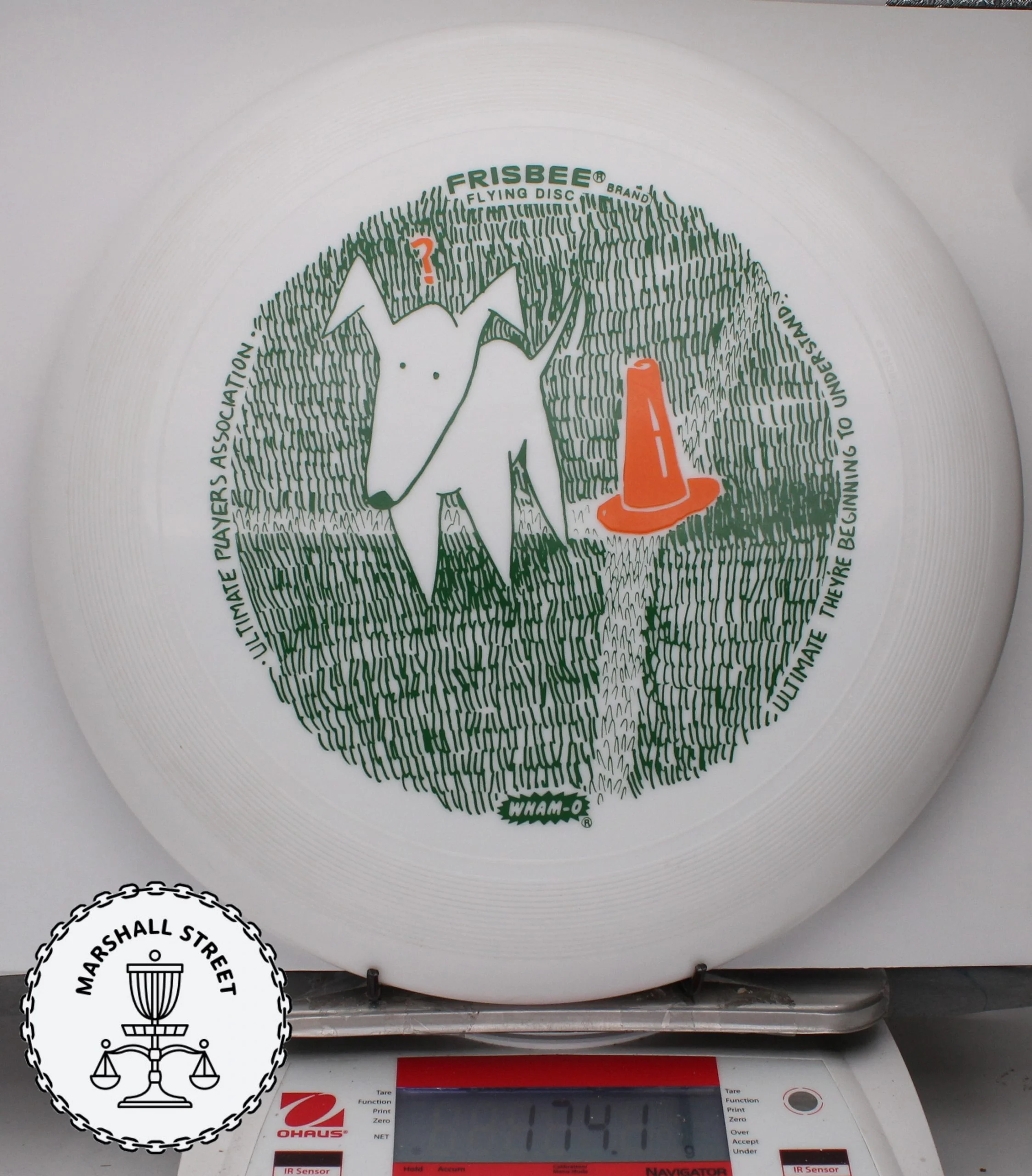 114786.jpg Wham-O UMAX Frisbee - #54 White, 174