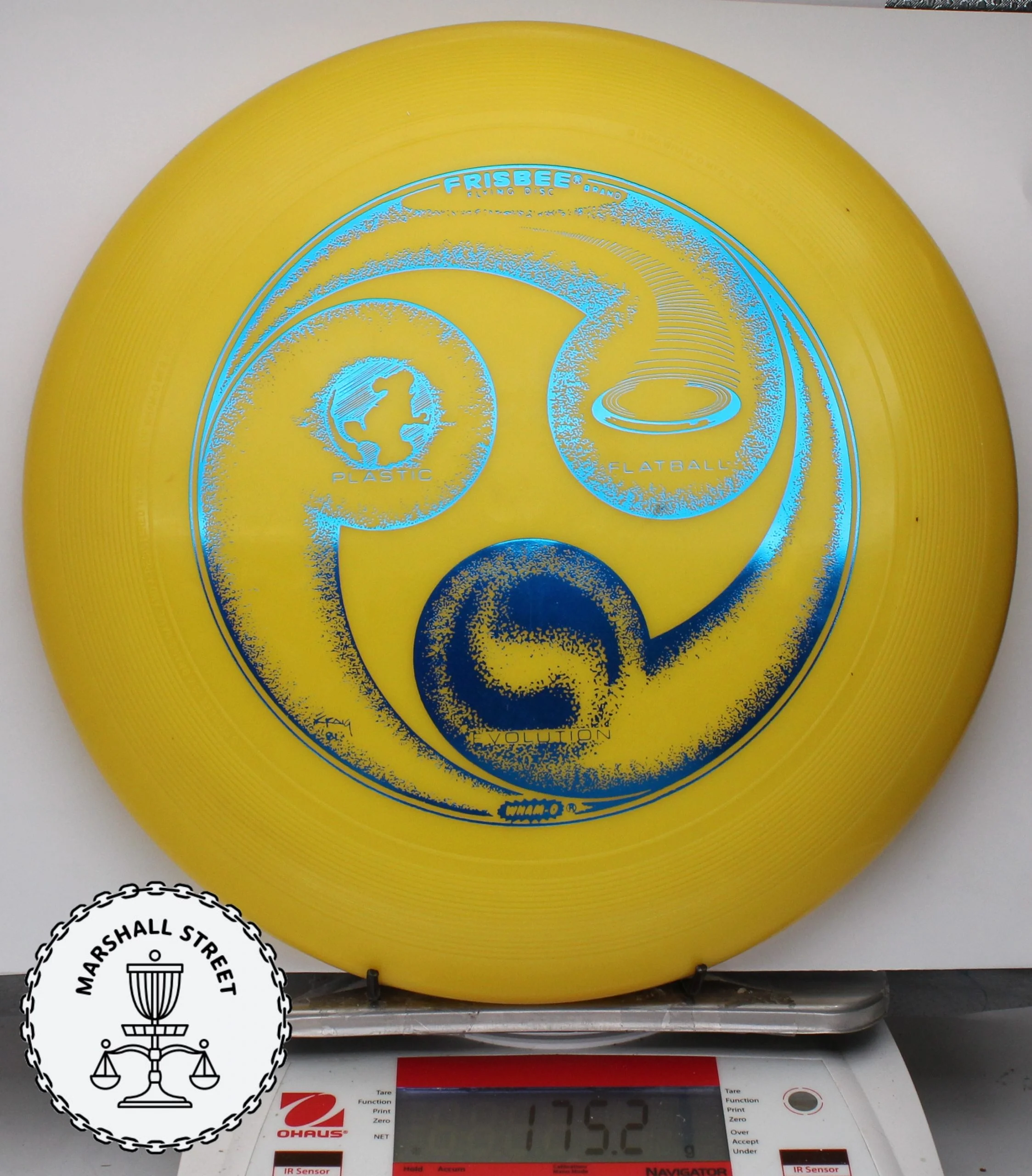114796.jpg Wham-O UMAX Frisbee - #64 Yellow, 175