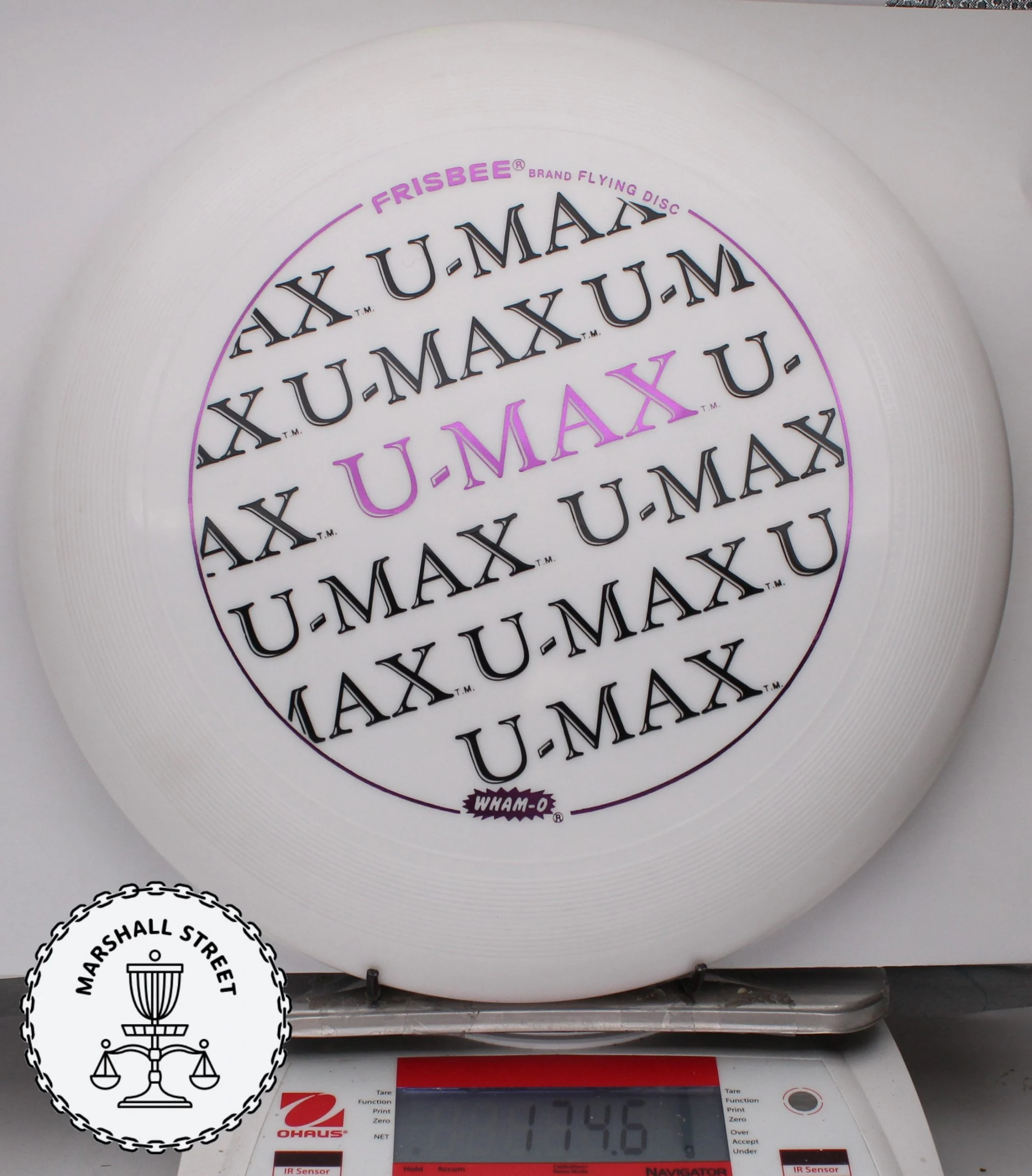 114785.jpg Wham-O UMAX Frisbee - #53 White, 175