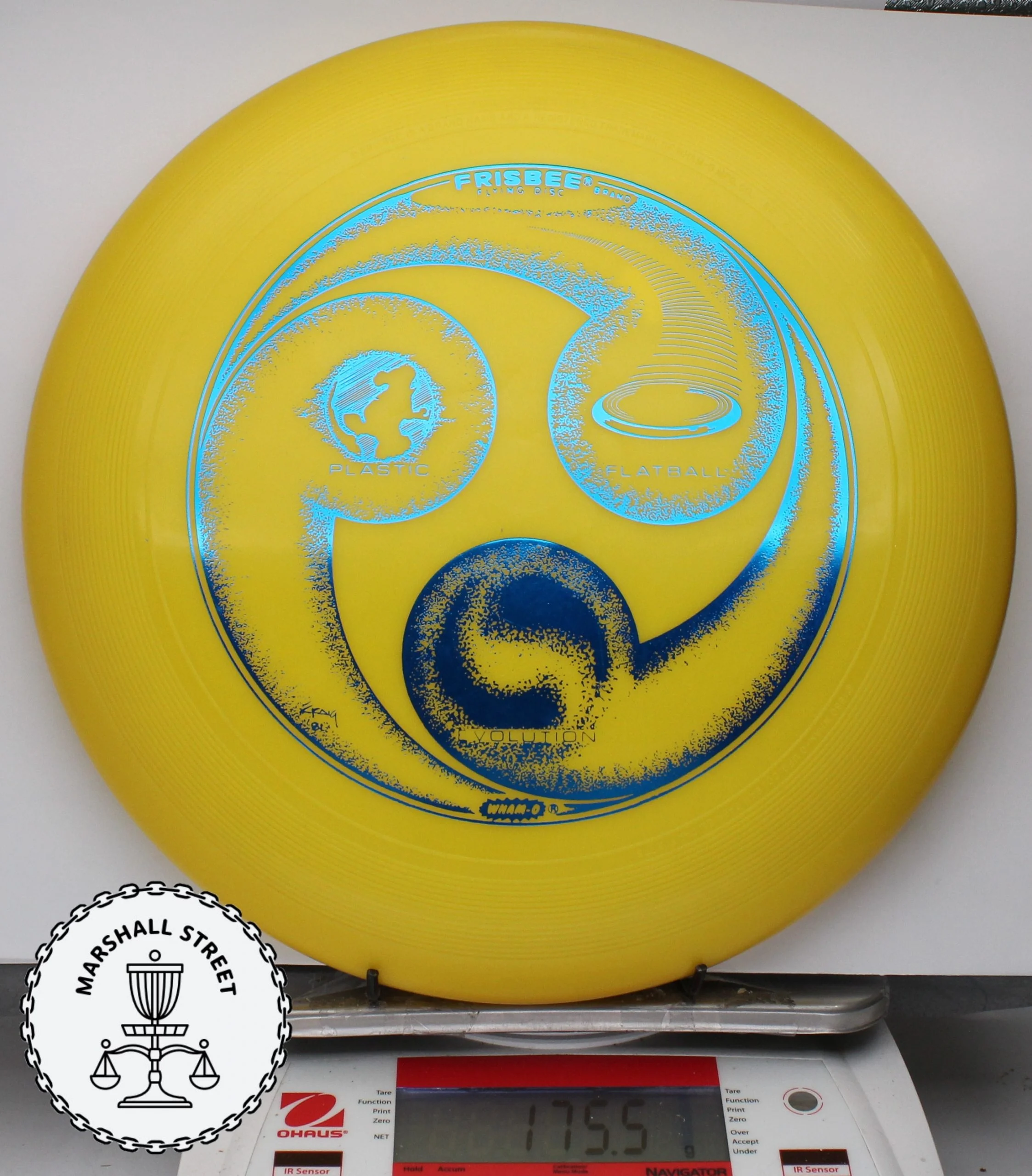 114795.jpg Wham-O UMAX Frisbee - #63 Yellow, 175