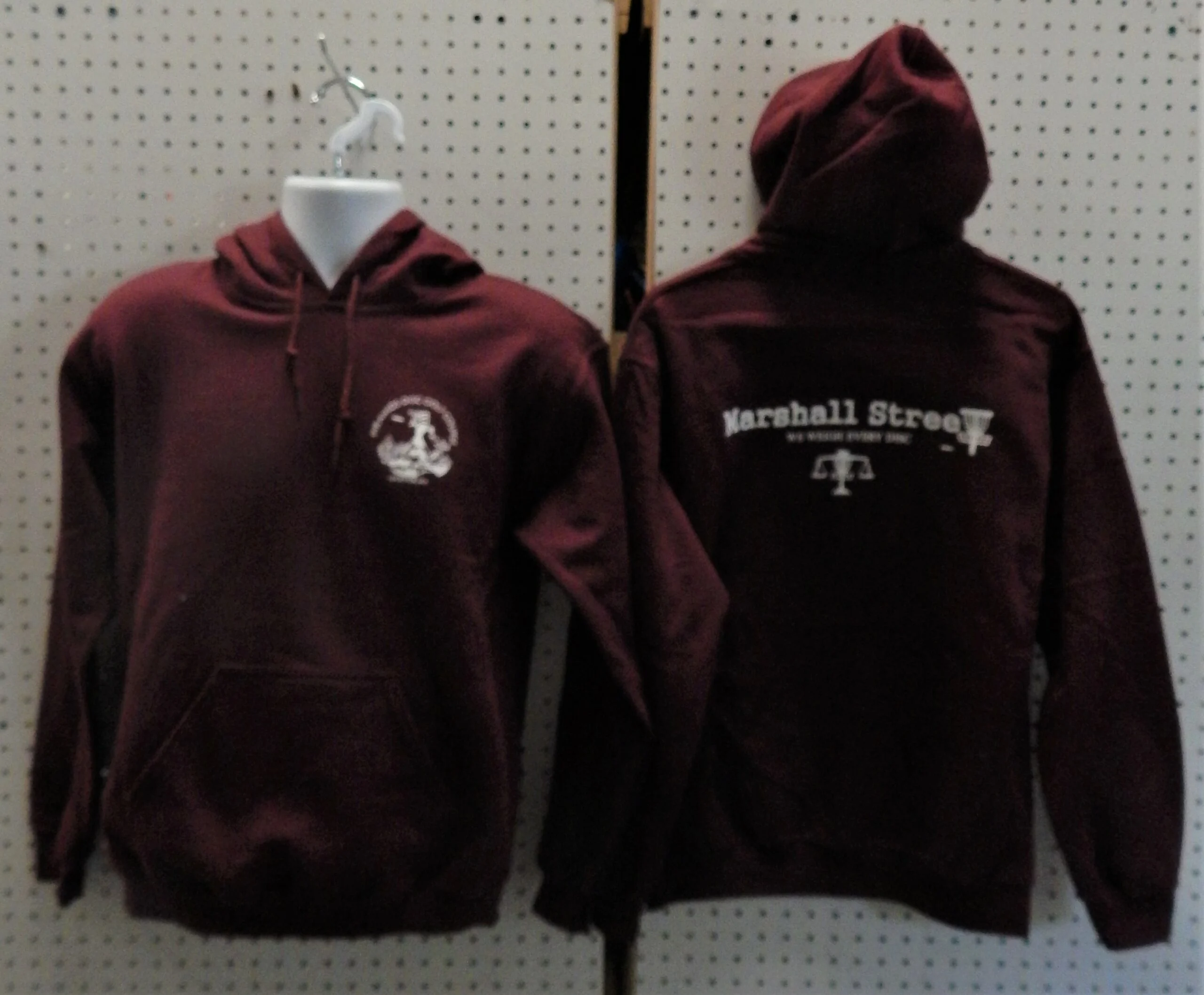 2022 June Hoodie_Maroon - Small MSt Pyramids Hoodie - Maroon, SM