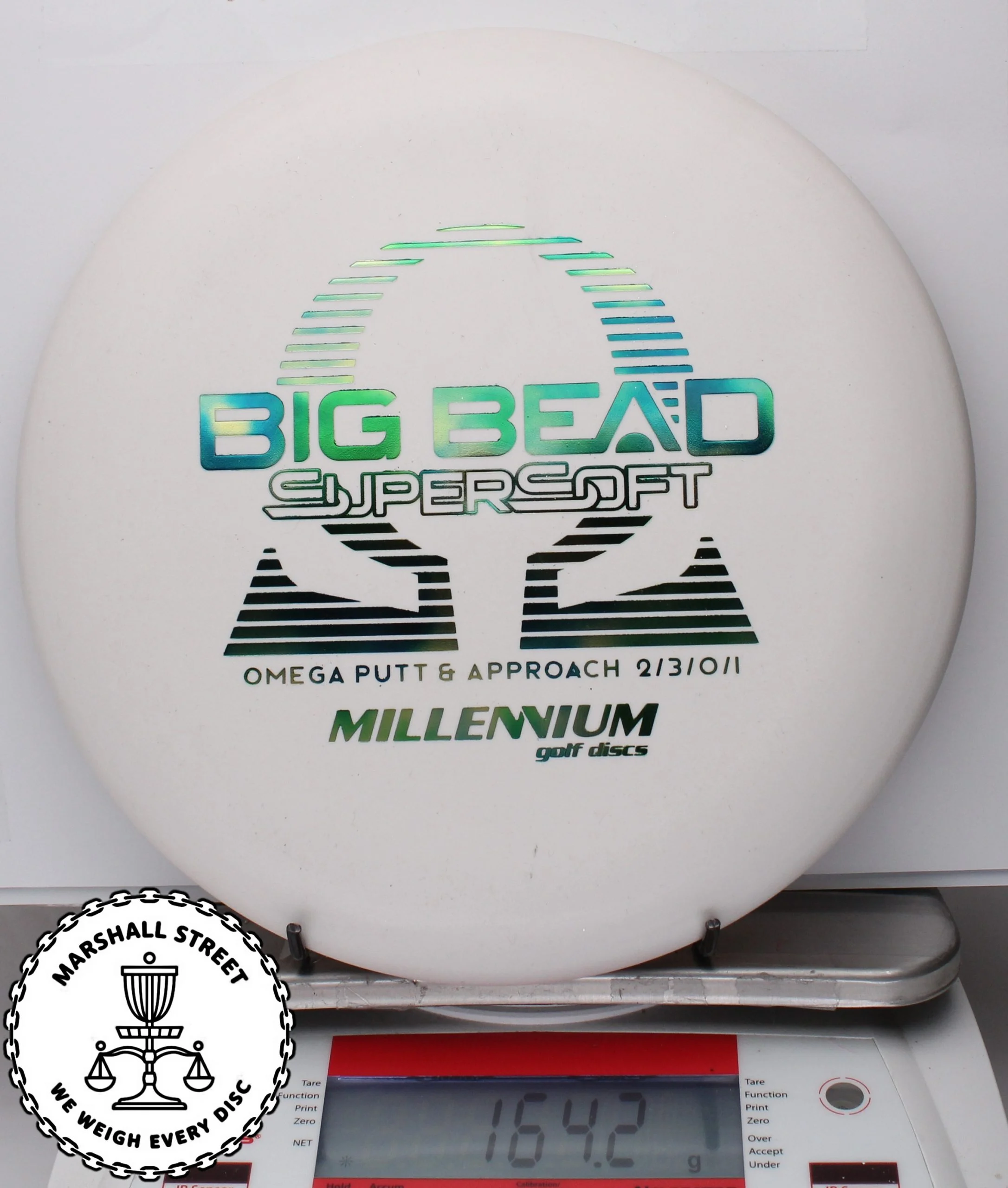 148329.jpg Millennium Omega SS, Big Bead - #54 White, 164