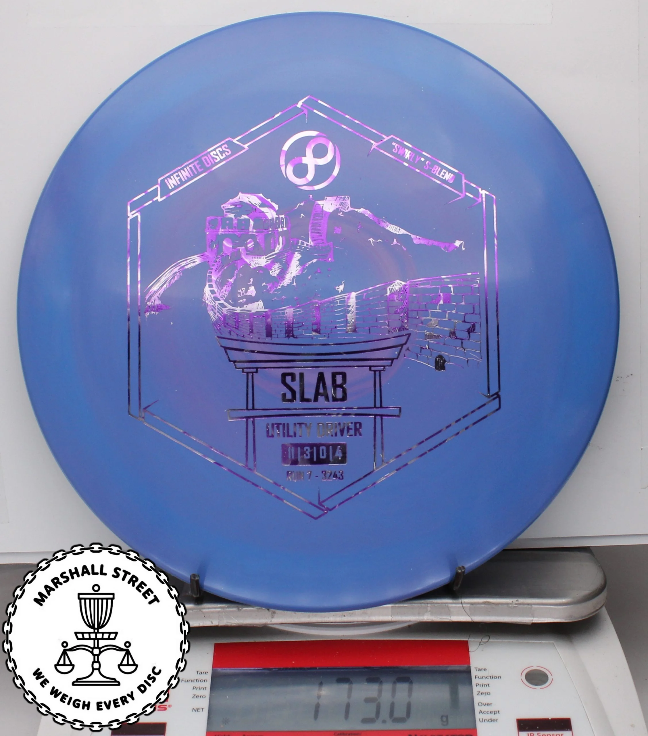 162392.jpg Swirly S-Blend Slab - #11 Blurple, 173
