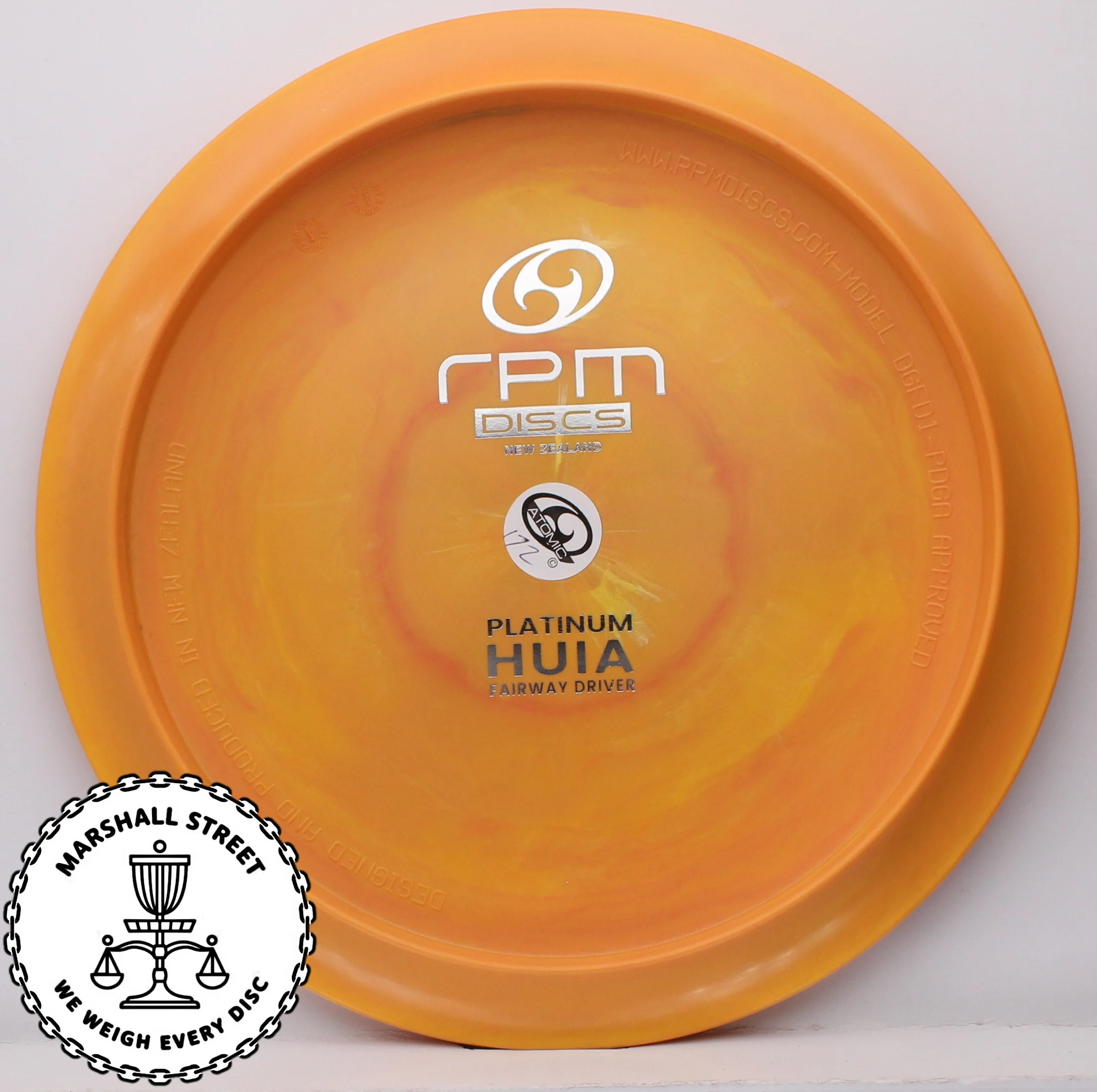 Platinum Huia, Bottom Stamp