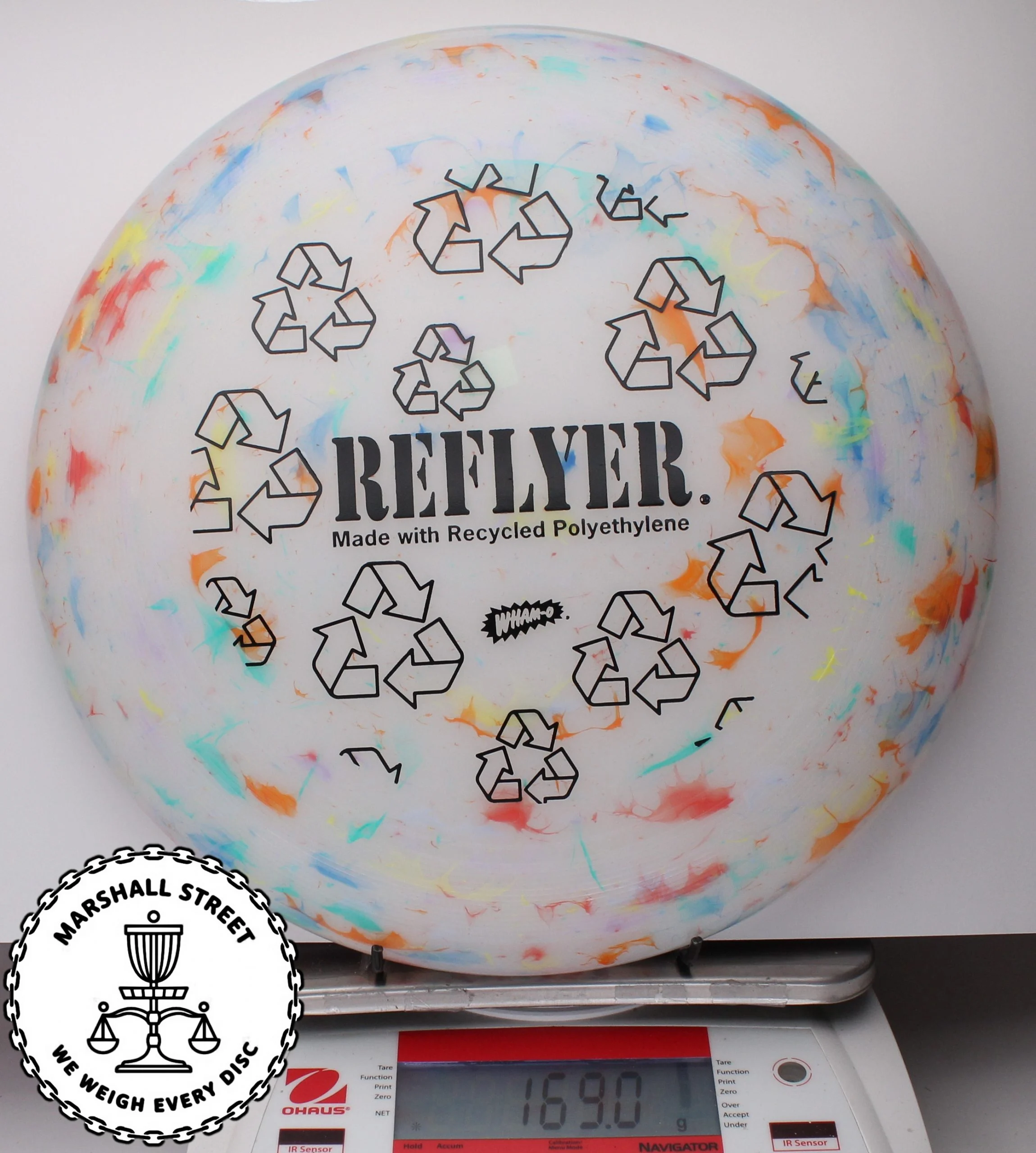 152820.jpg Wham-O UMAX Frisbee, Reflyer - #82 Multi, 169