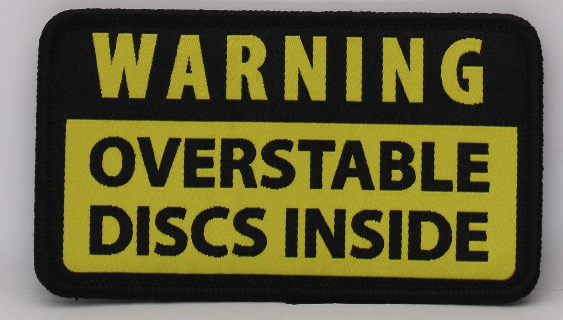 Overstable Discs Velcro Patch