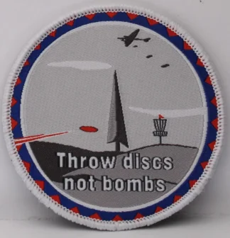 Discs Not Bombs Velcro Patch