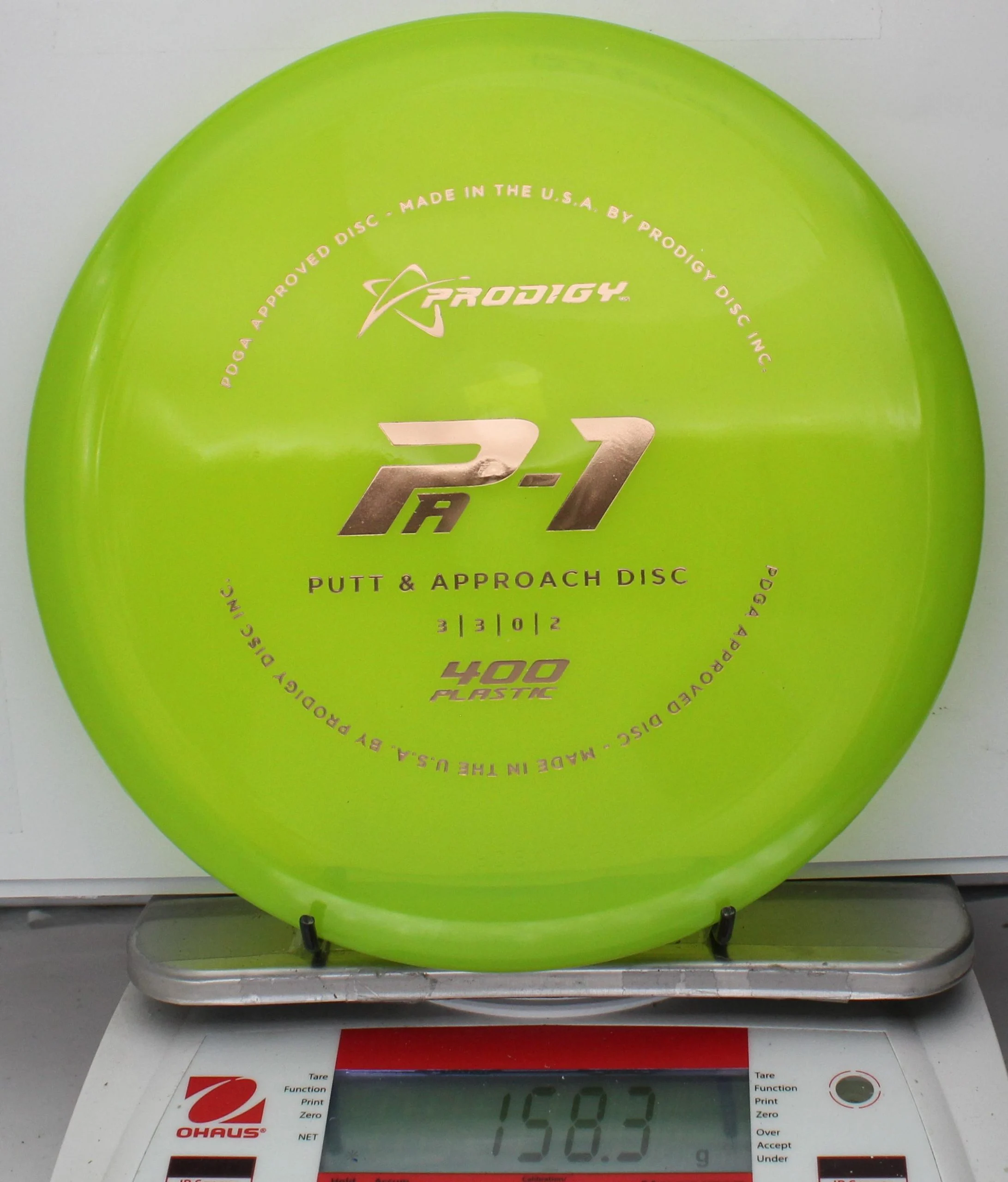 171105.jpg Prodigy PA1, 400 - #11 Green, 158