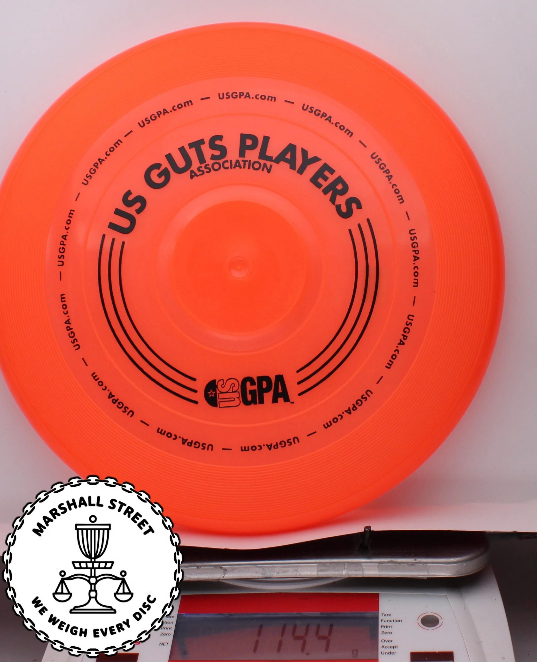213451.jpg Wham-O Guts Disc - #34 Orange, 114