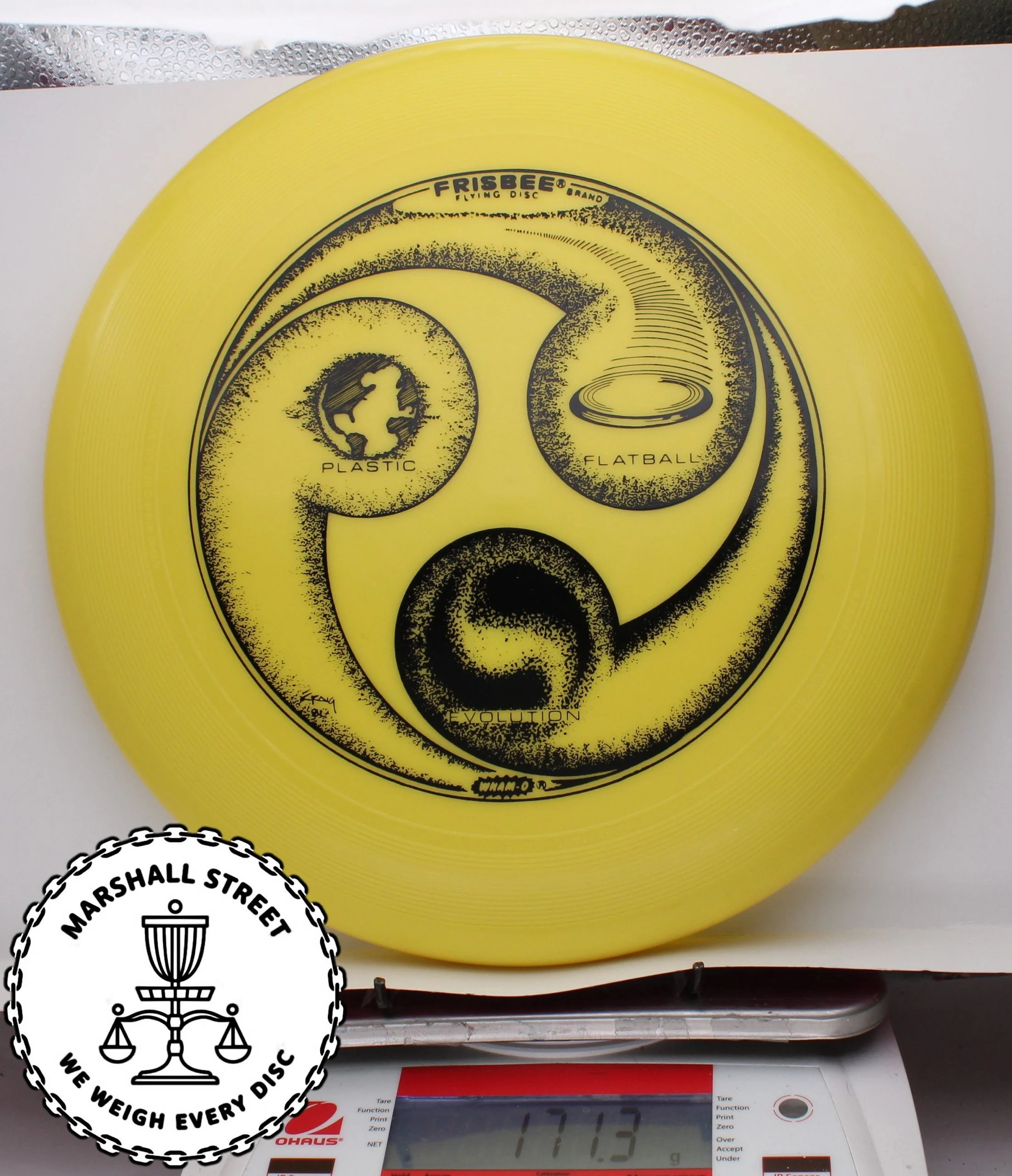 213182.jpg Wham-O UMAX Frisbee - #78 Yellow, 171