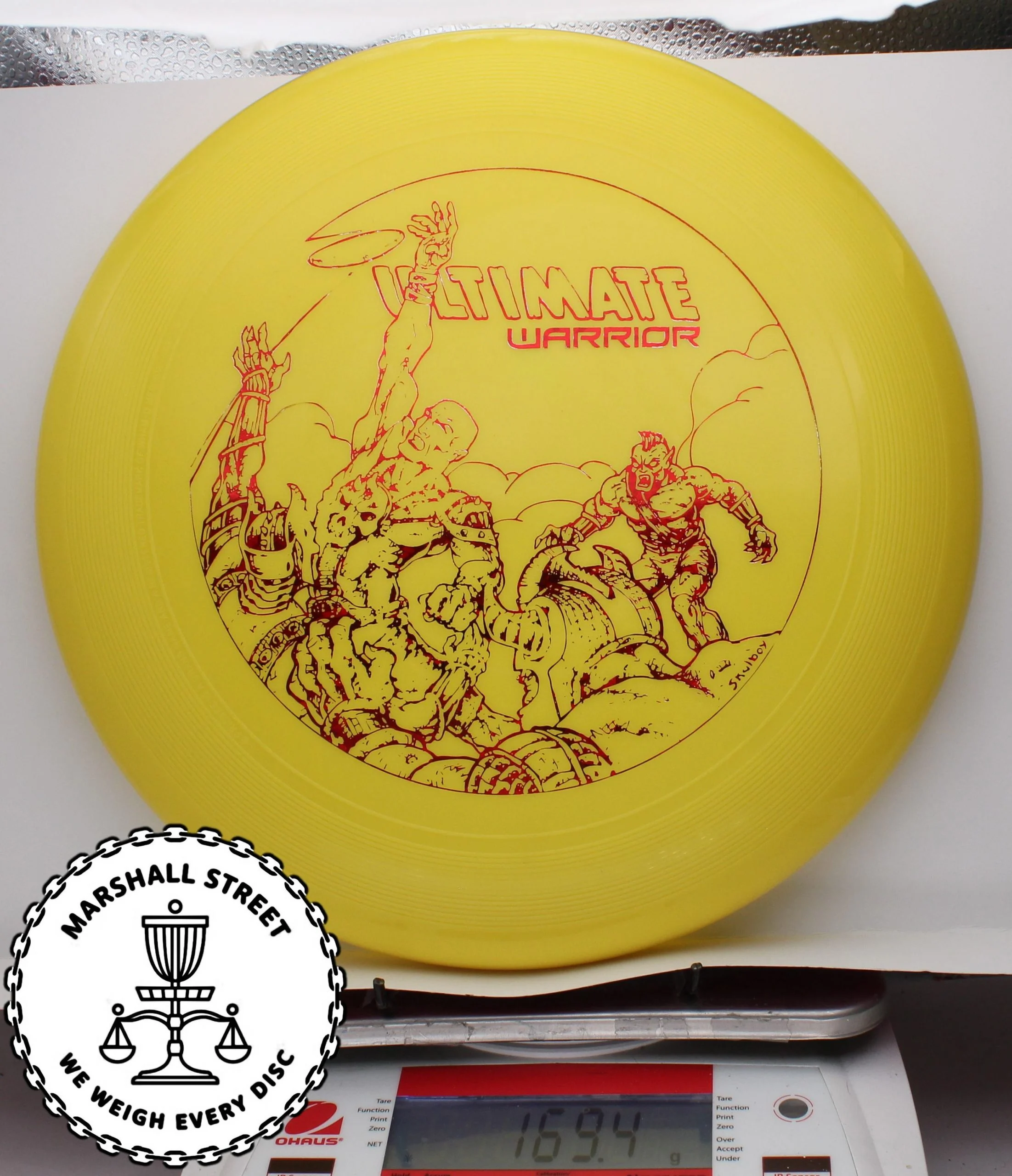 213175.jpg Wham-O UMAX Frisbee - #71 Yellow, 169