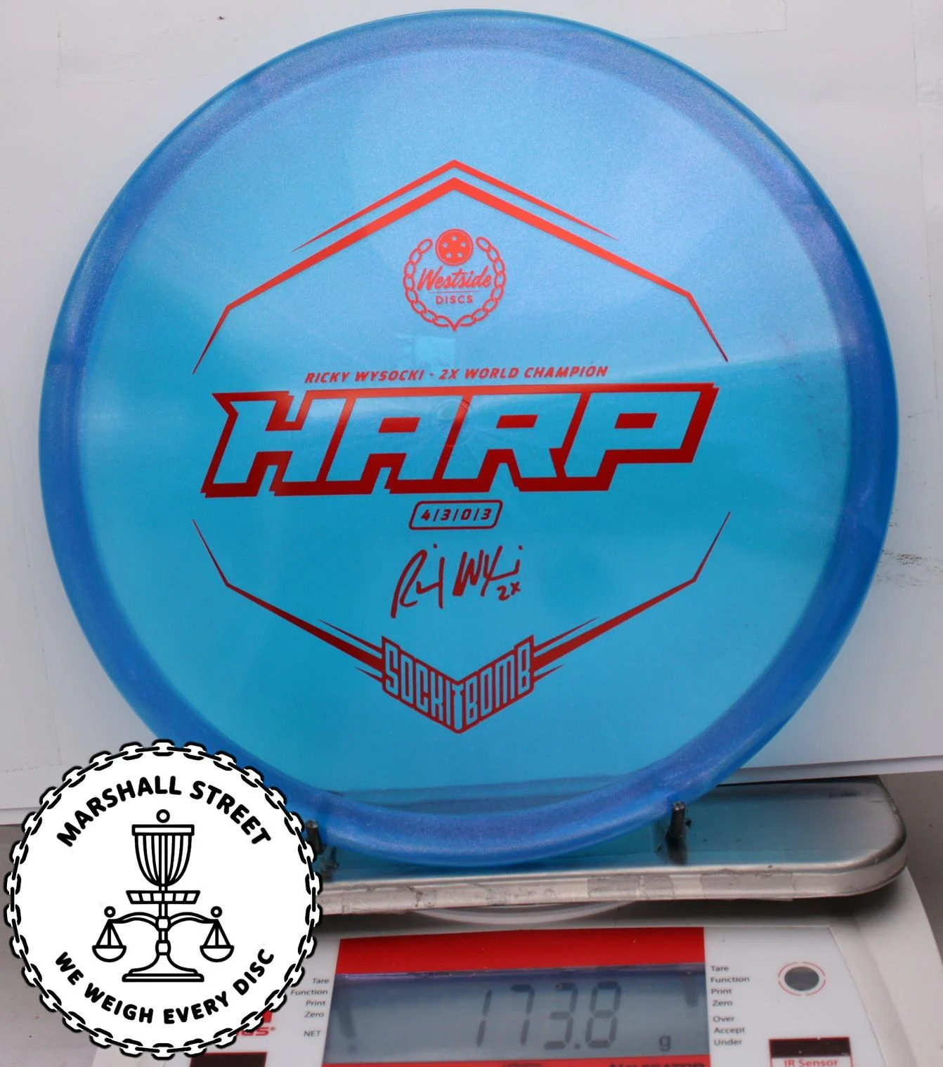 223573.jpg VIP Ice Glimmer Harp, Ricky Wysocki - #58 Blue, 174