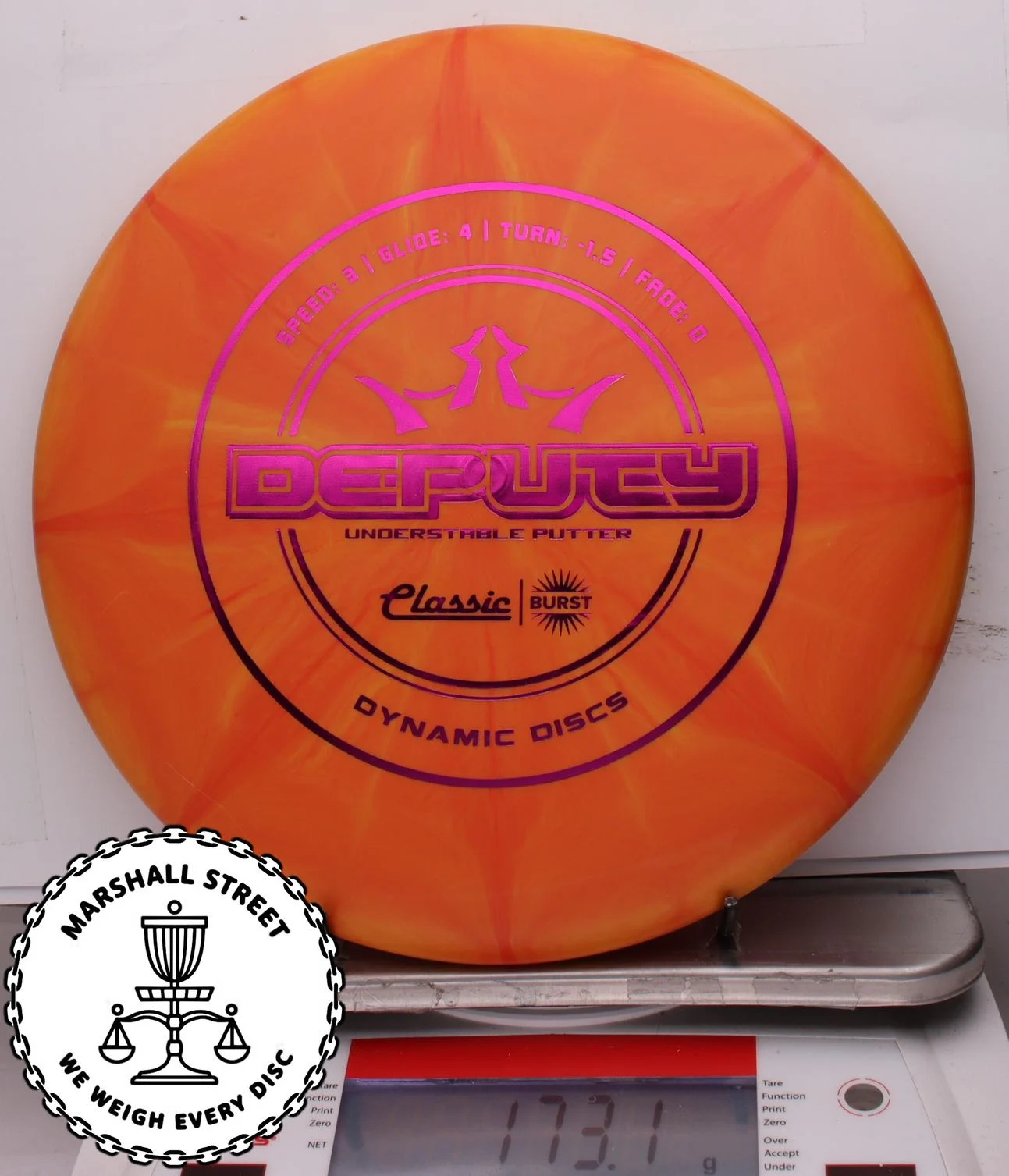 223036.jpg Classic Burst Deputy - #11 Orange, 173