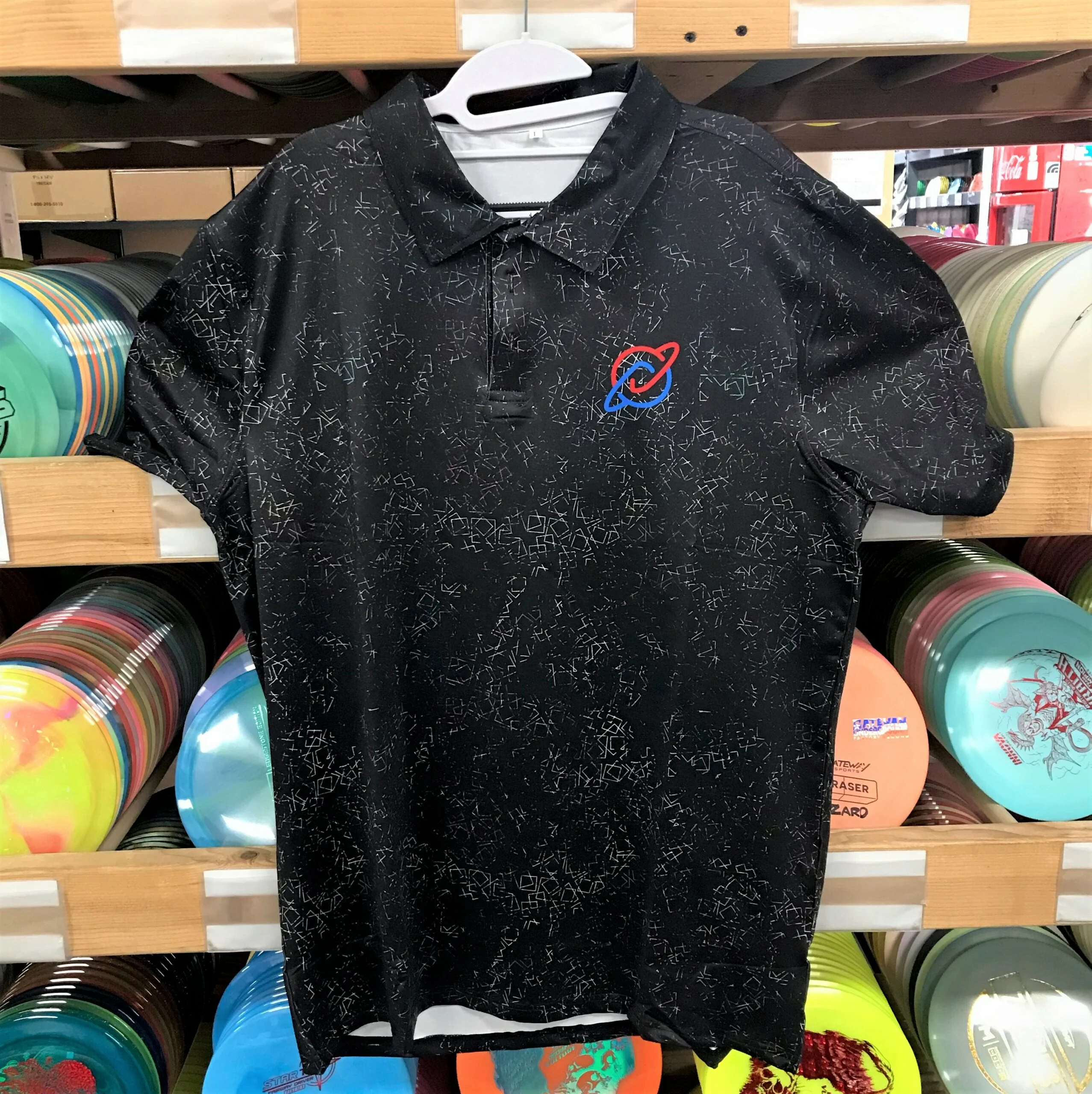 image2 Discology Jersey Polo - BlackPrism, SM