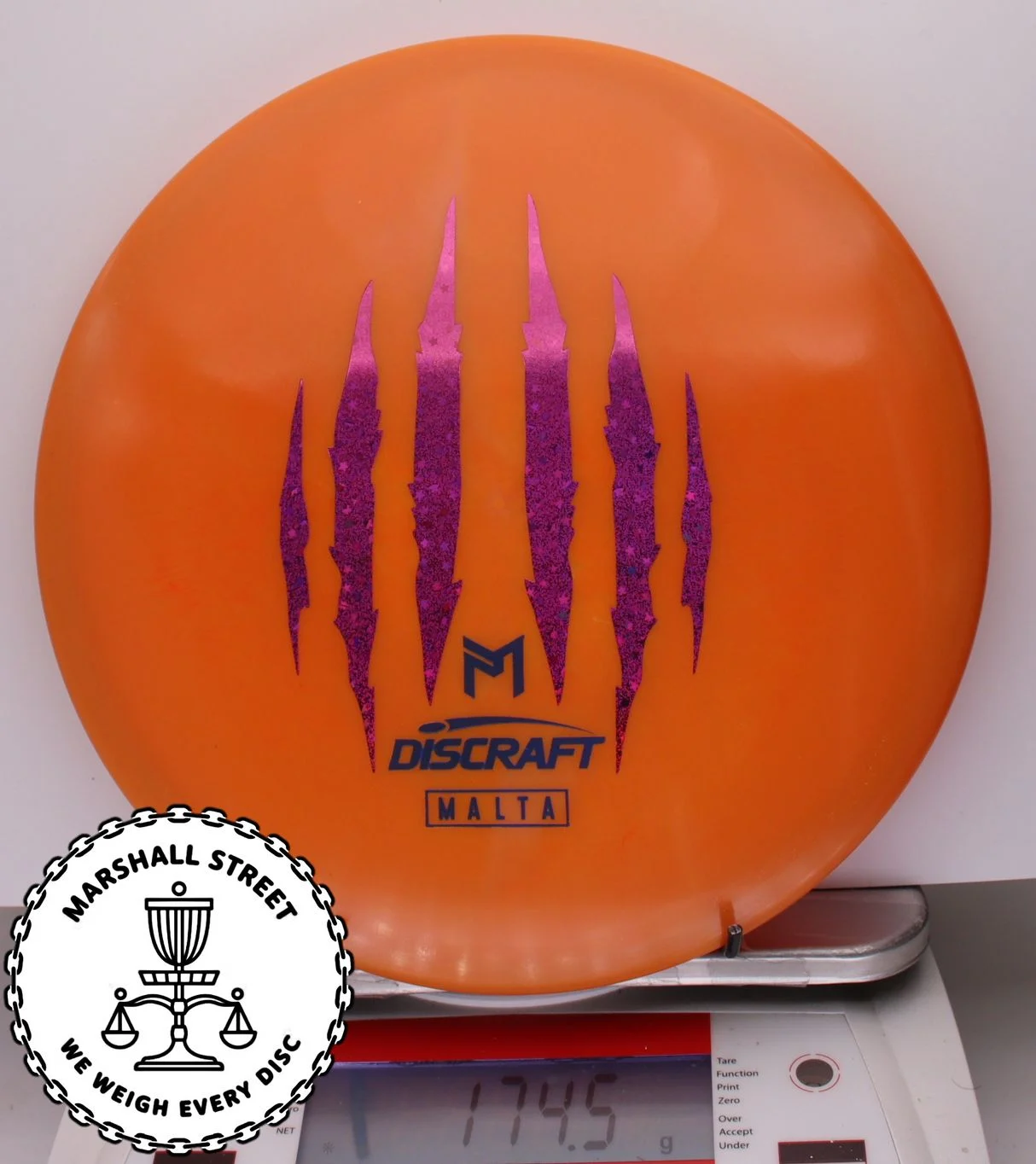 227492.jpg ESP Malta, Paul McBeth - 6X Claws - #63 Orange, 174