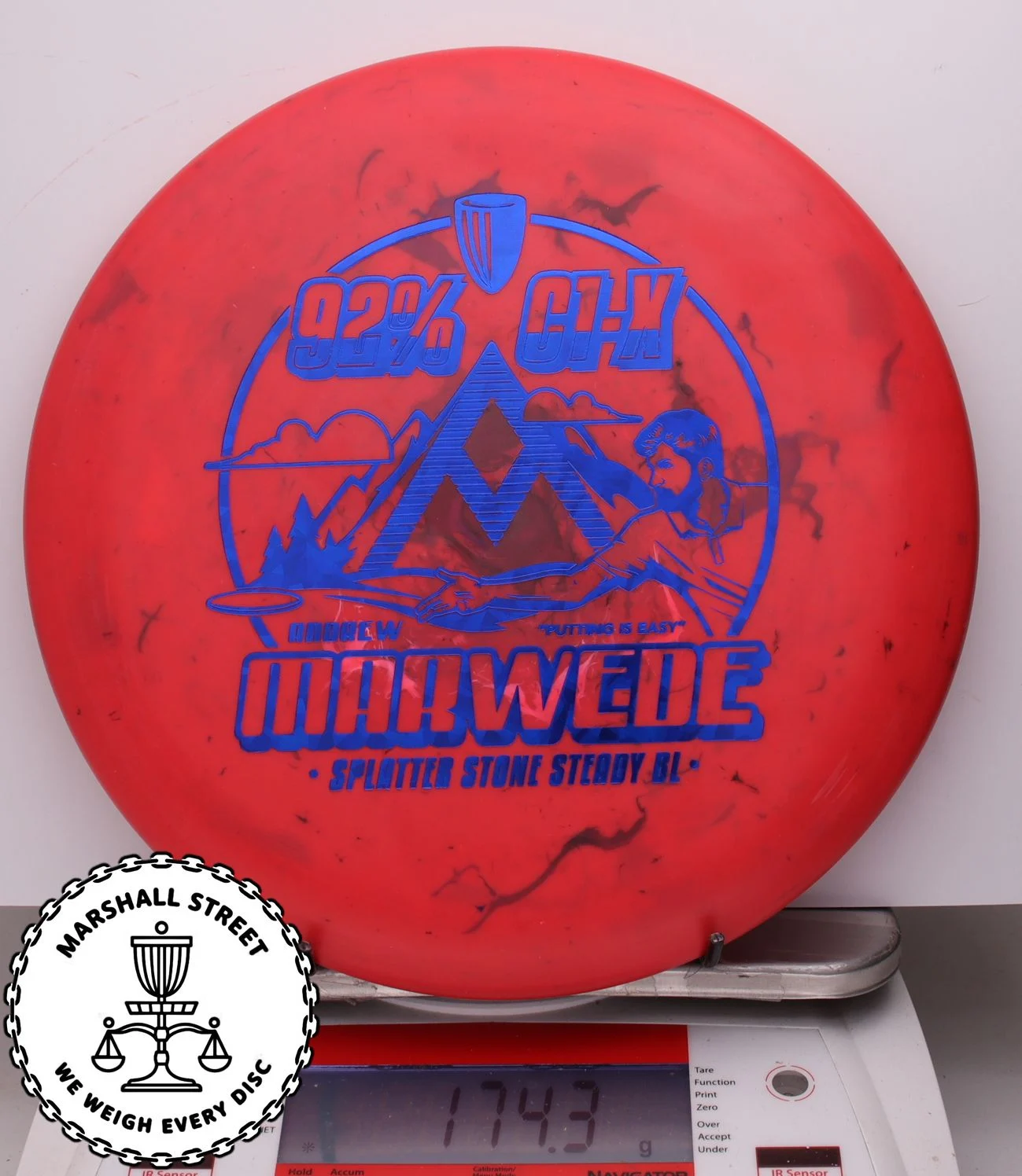 245878.jpg Splatter Stone Steady BL, AM - #10 Red, 174